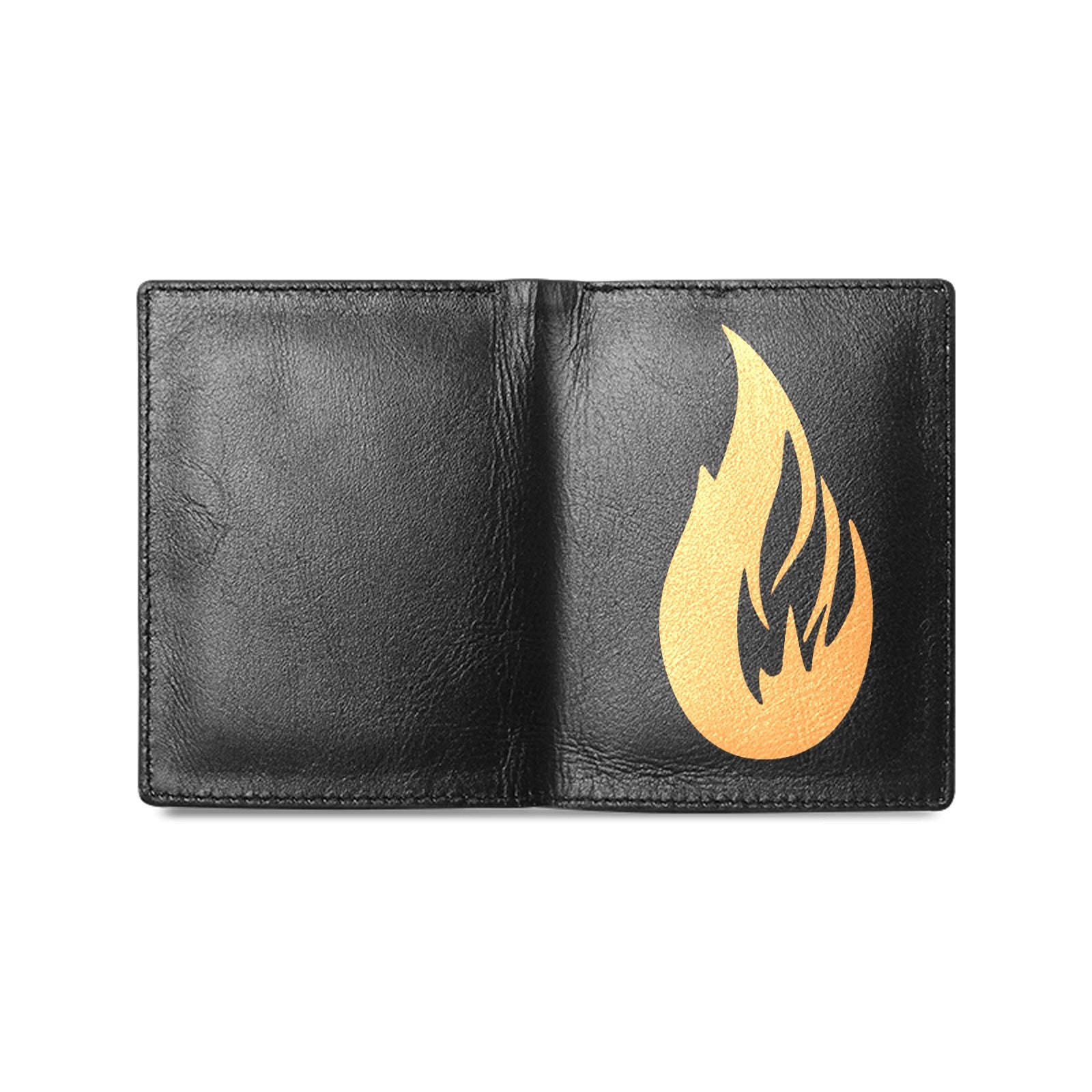 Custom Leather Wallet - Bonfire Hustle