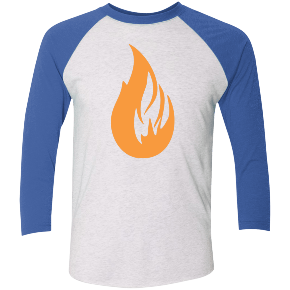 Bonfire Tri-Blend 3/4 Sleeve Raglan T-Shirt - Bonfire Hustle