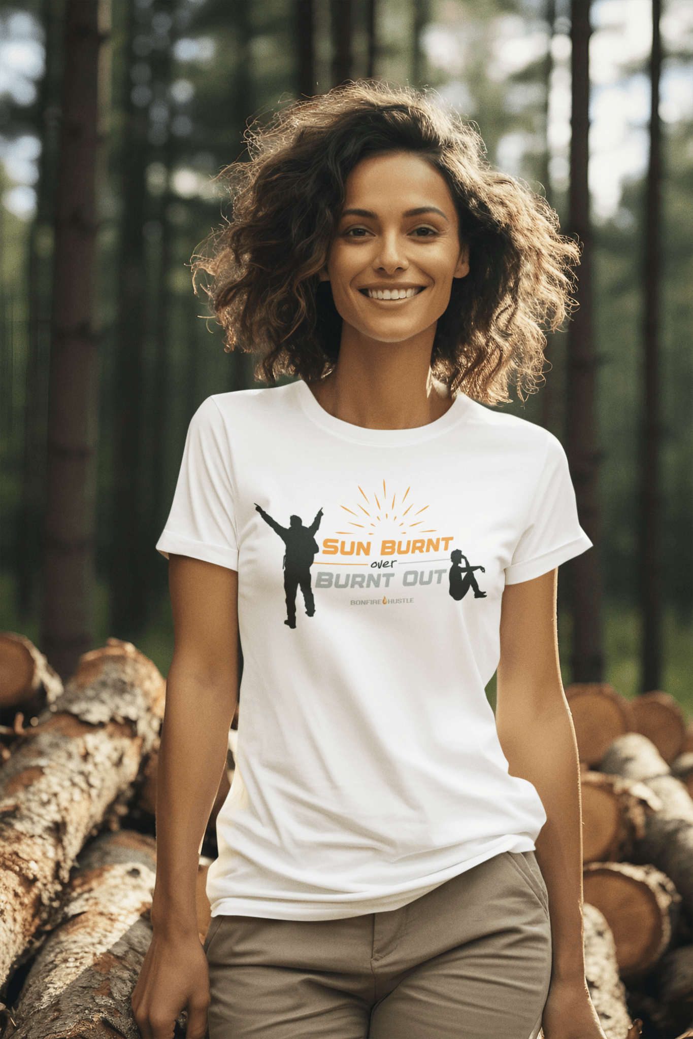 Short sleeve t-shirt - Bonfire Hustle