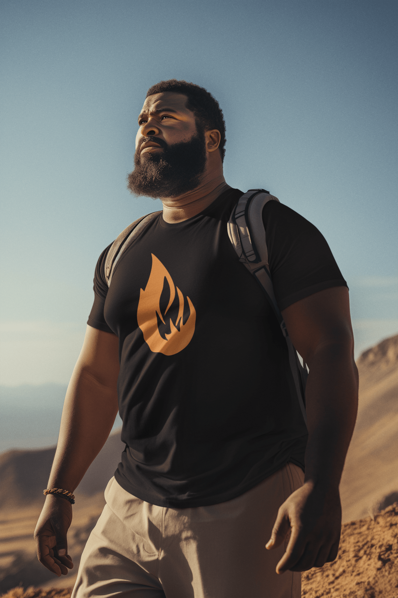 Short sleeve t-shirt - Bonfire Hustle