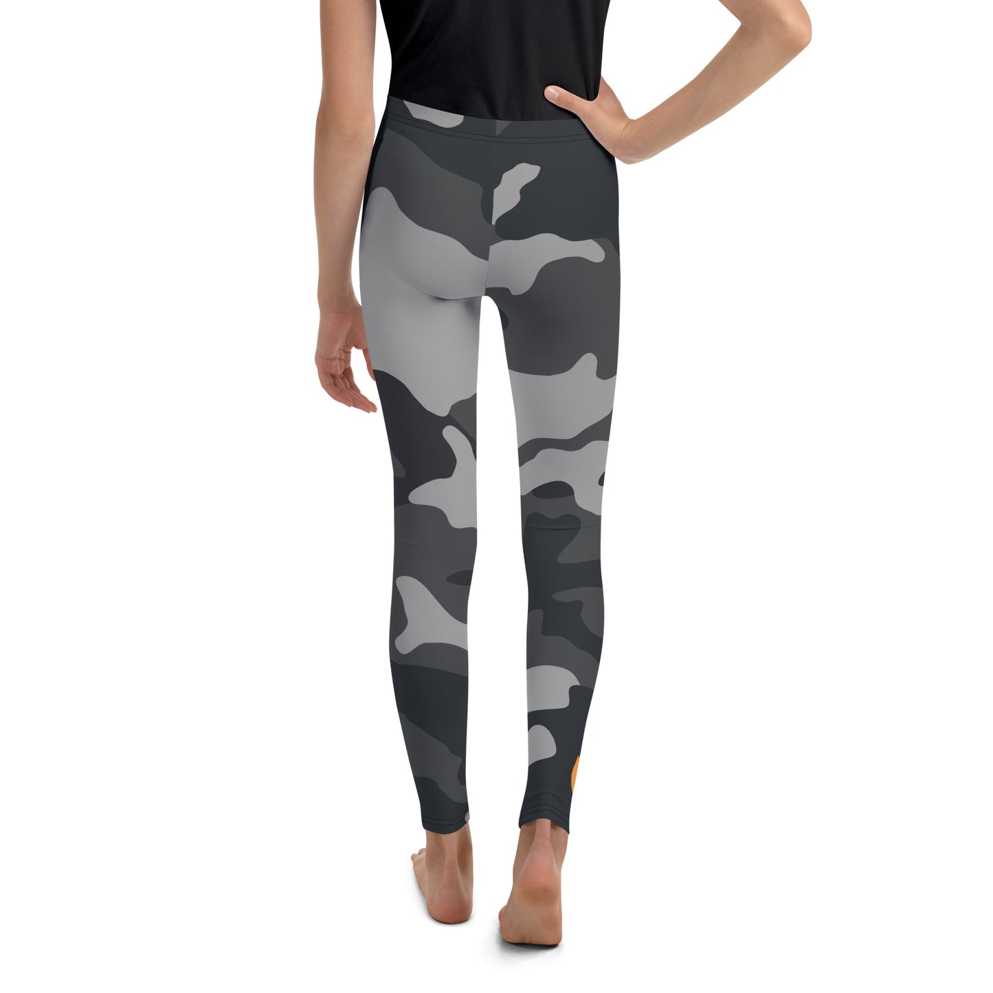 Youth Leggings - Bonfire Hustle