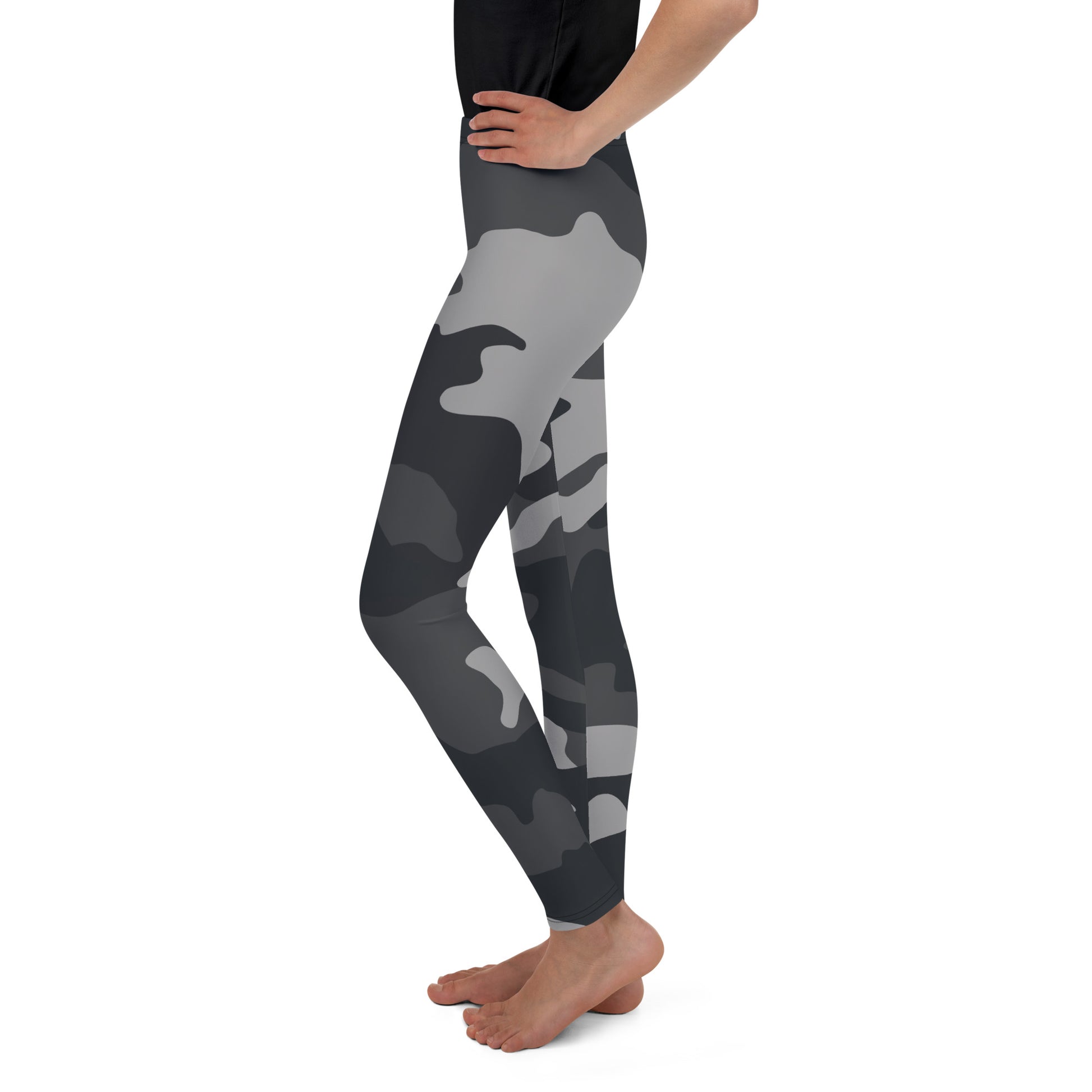 Youth Leggings - Bonfire Hustle