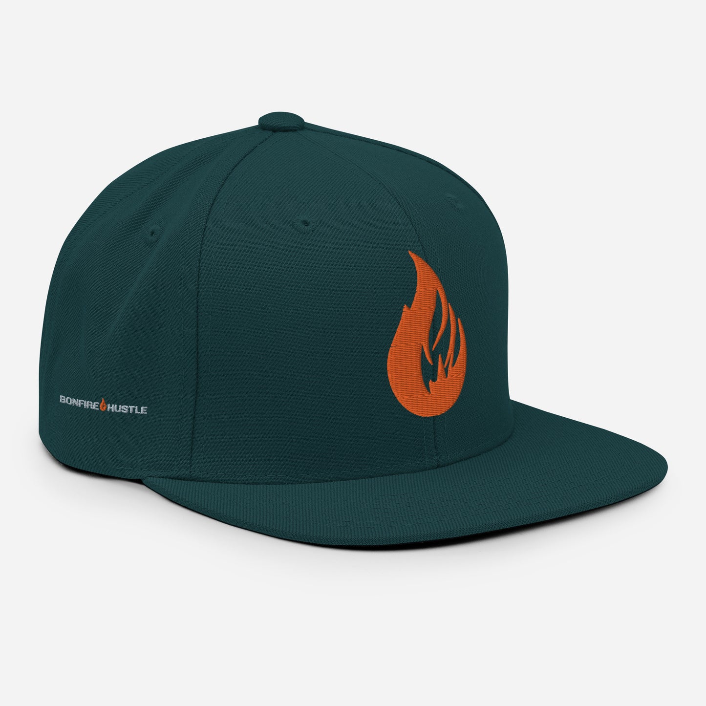 Bonfire Snapback Hat - Bonfire Hustle