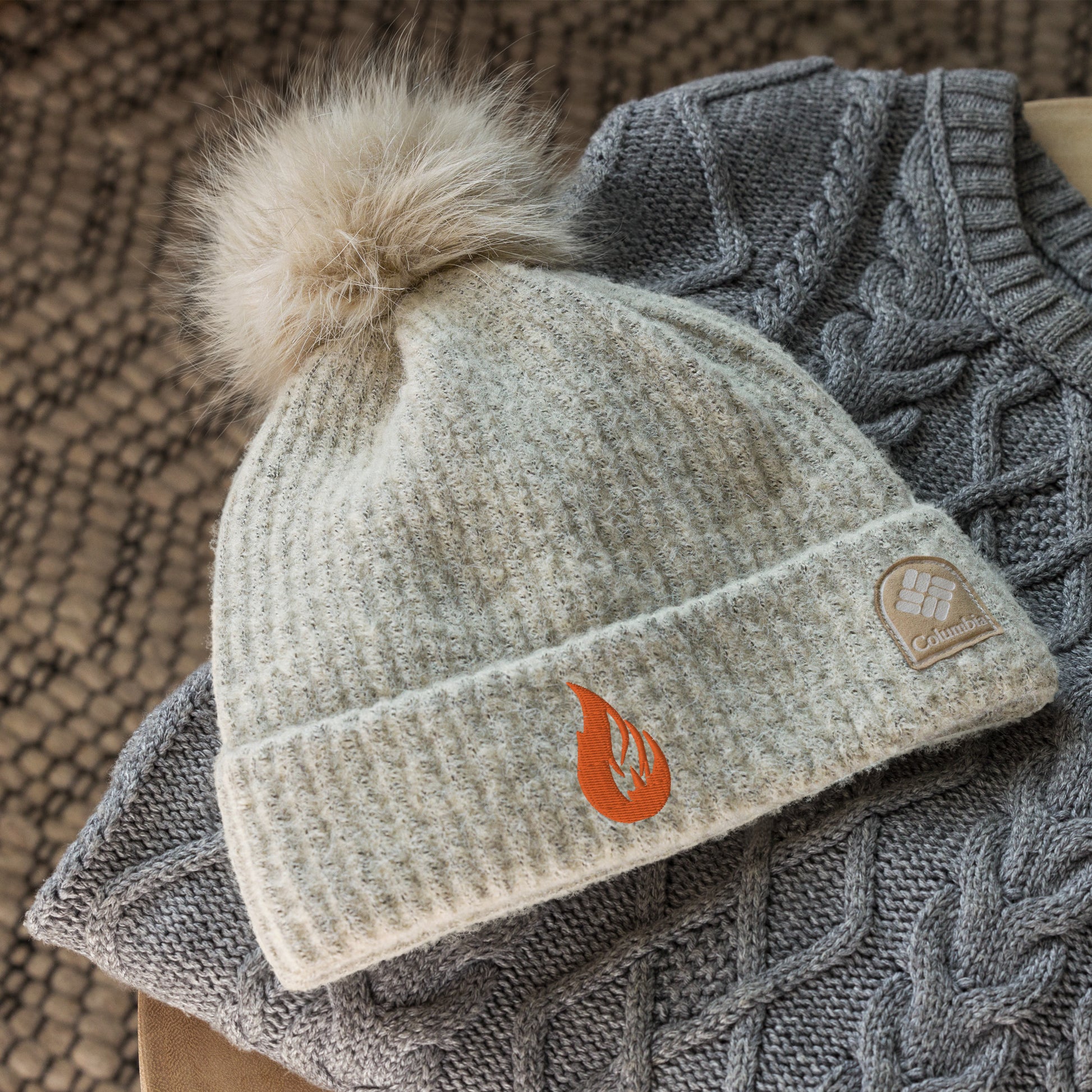 Columbia pom-pom beanie - Bonfire Hustle