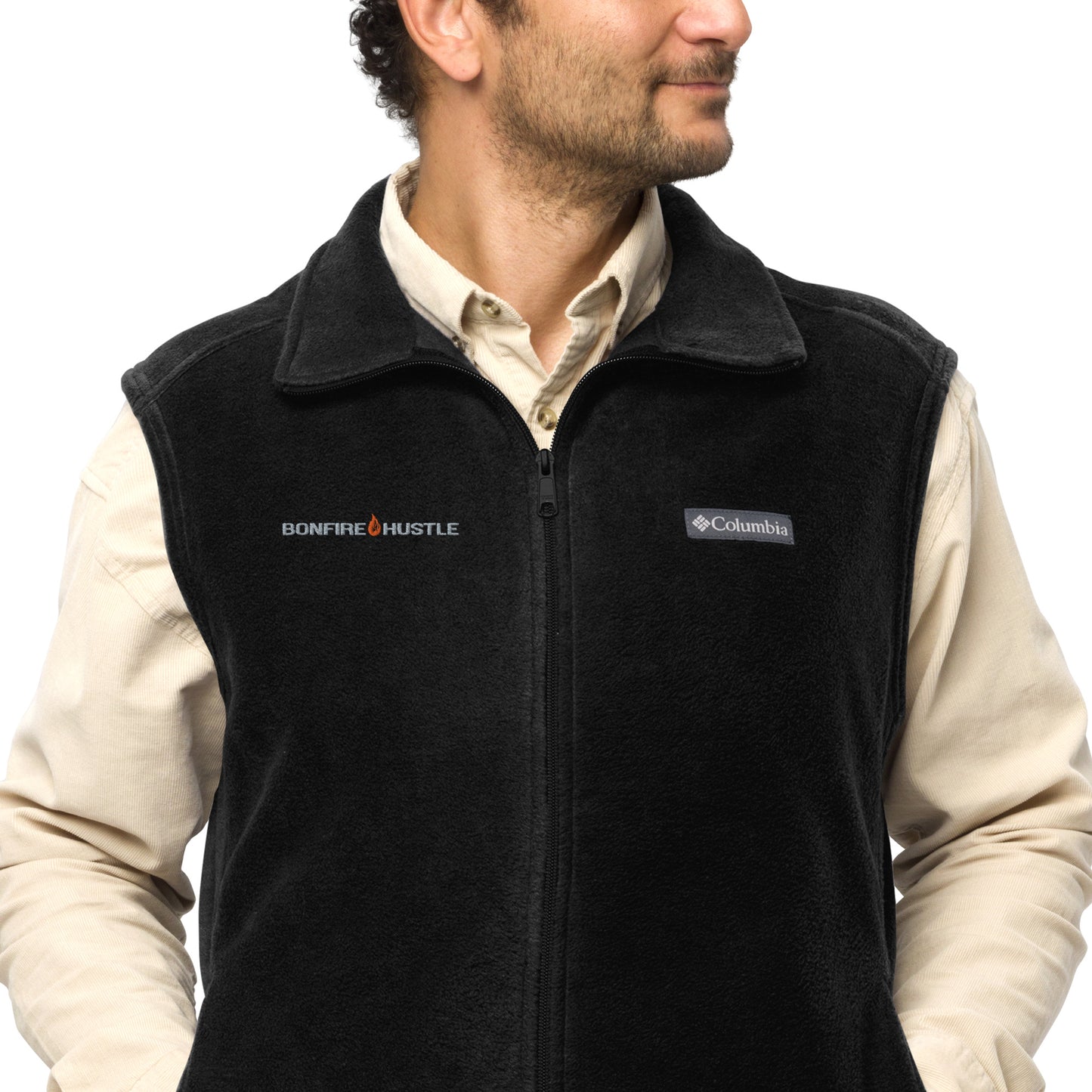 Men’s Columbia fleece vest - Bonfire Hustle