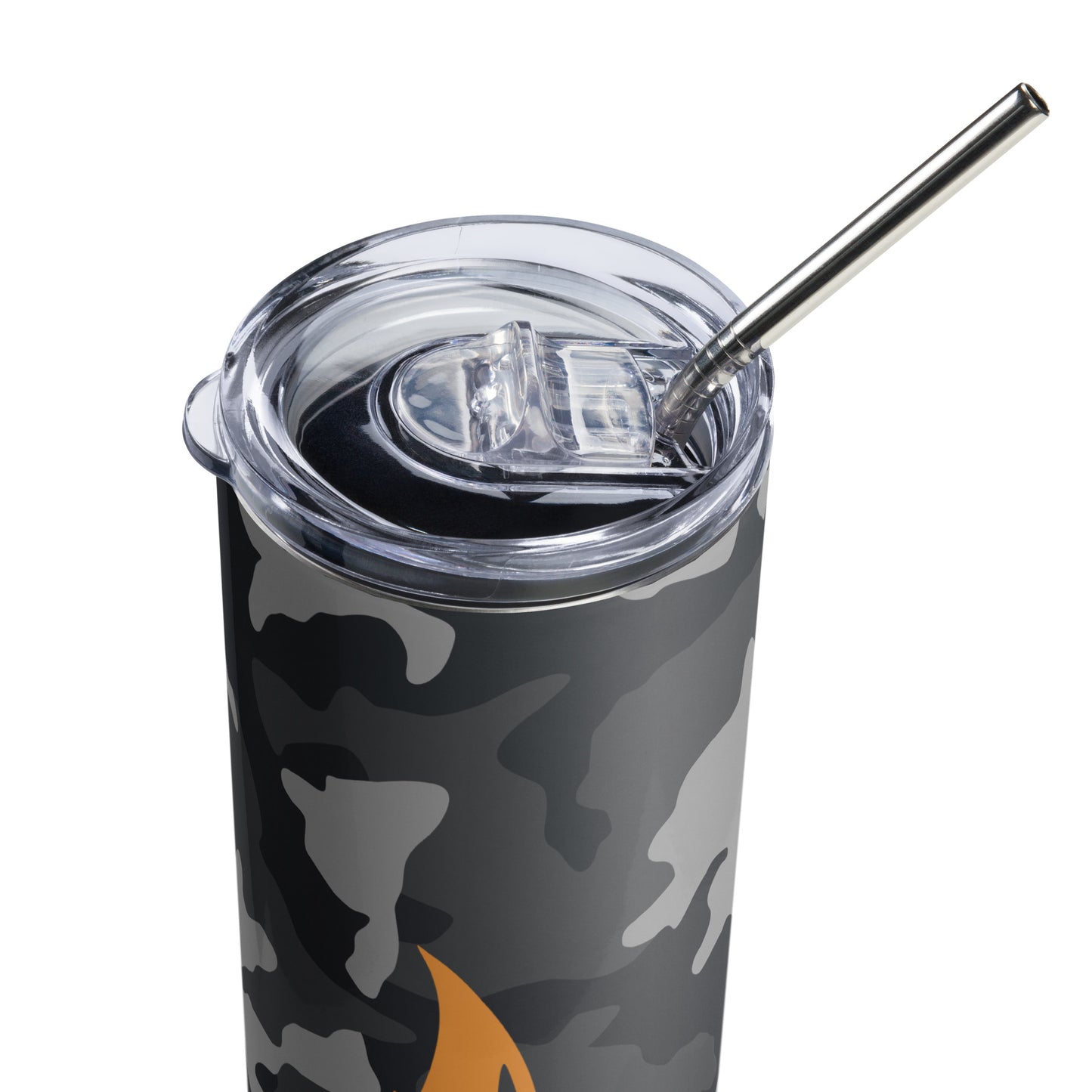 Stainless steel Hustle tumbler - Bonfire Hustle