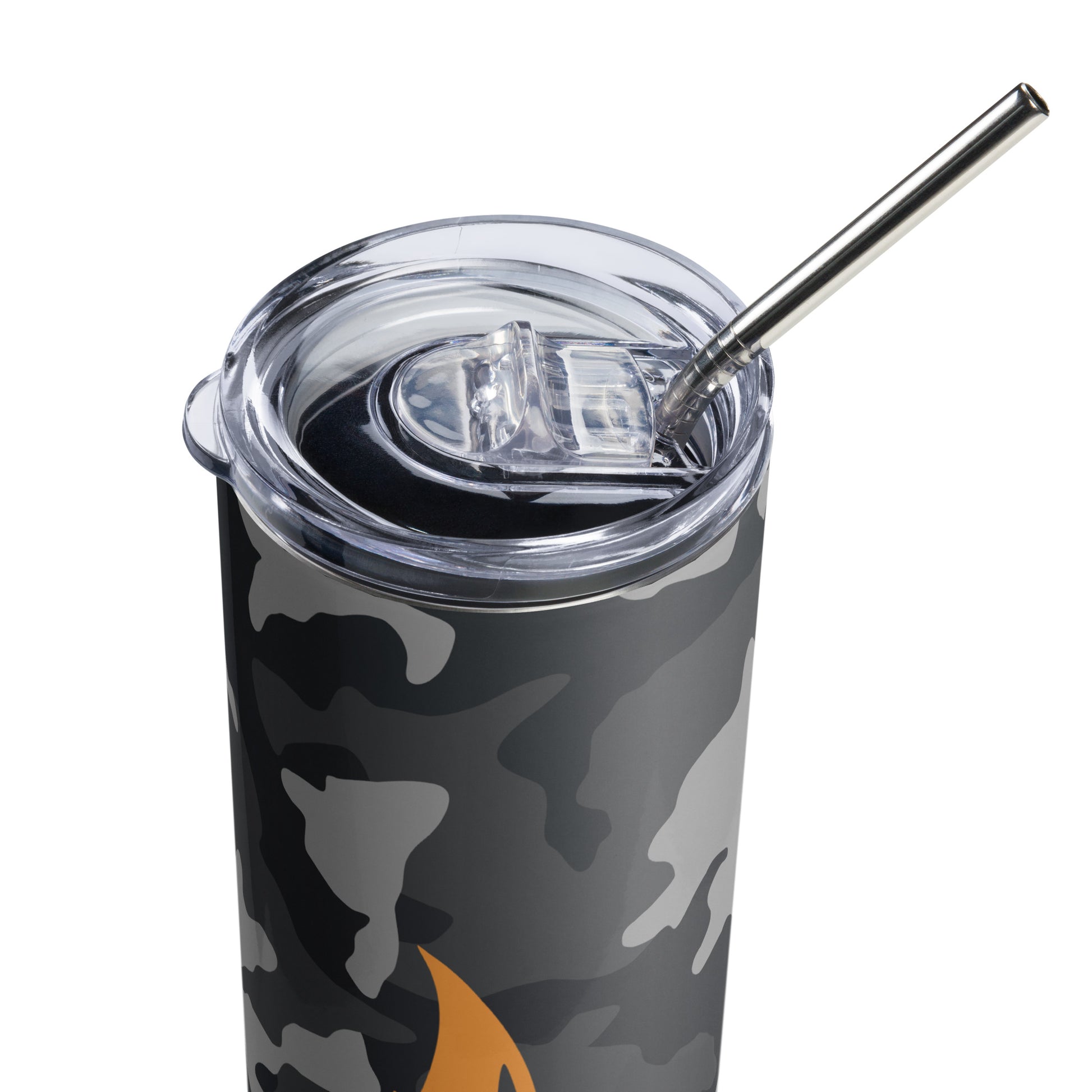 Stainless steel Hustle tumbler - Bonfire Hustle