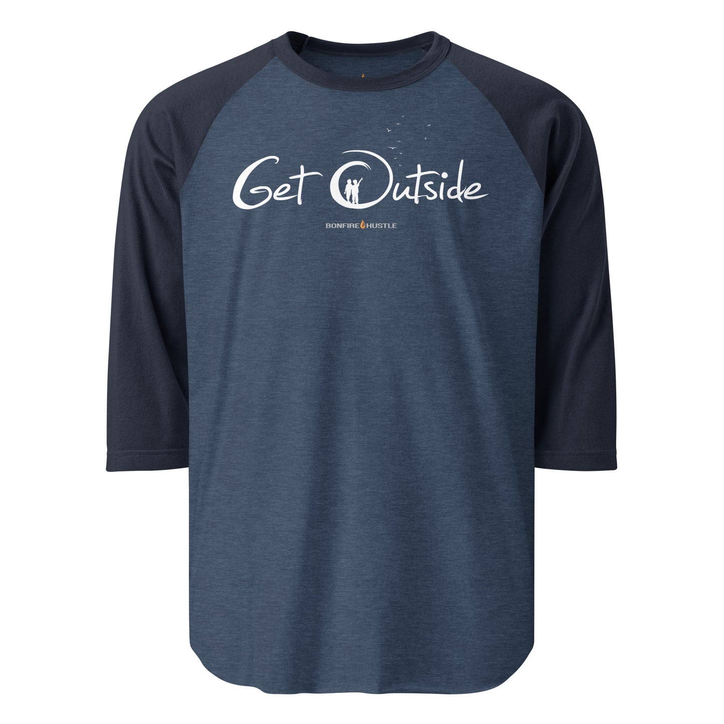 Bonfire 3/4 sleeve - Bonfire Hustle