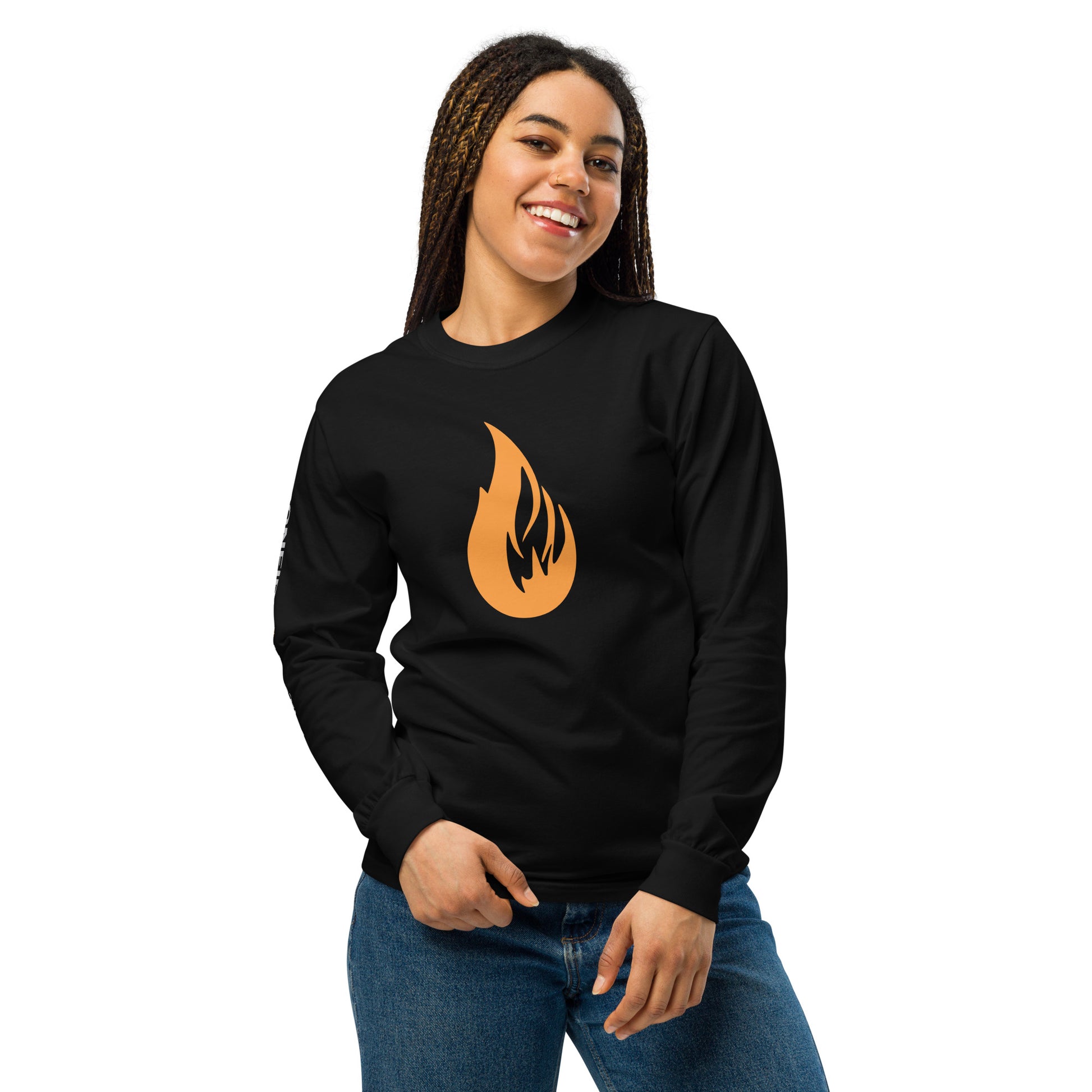 Heavyweight long-sleeve shirt - Bonfire Hustle