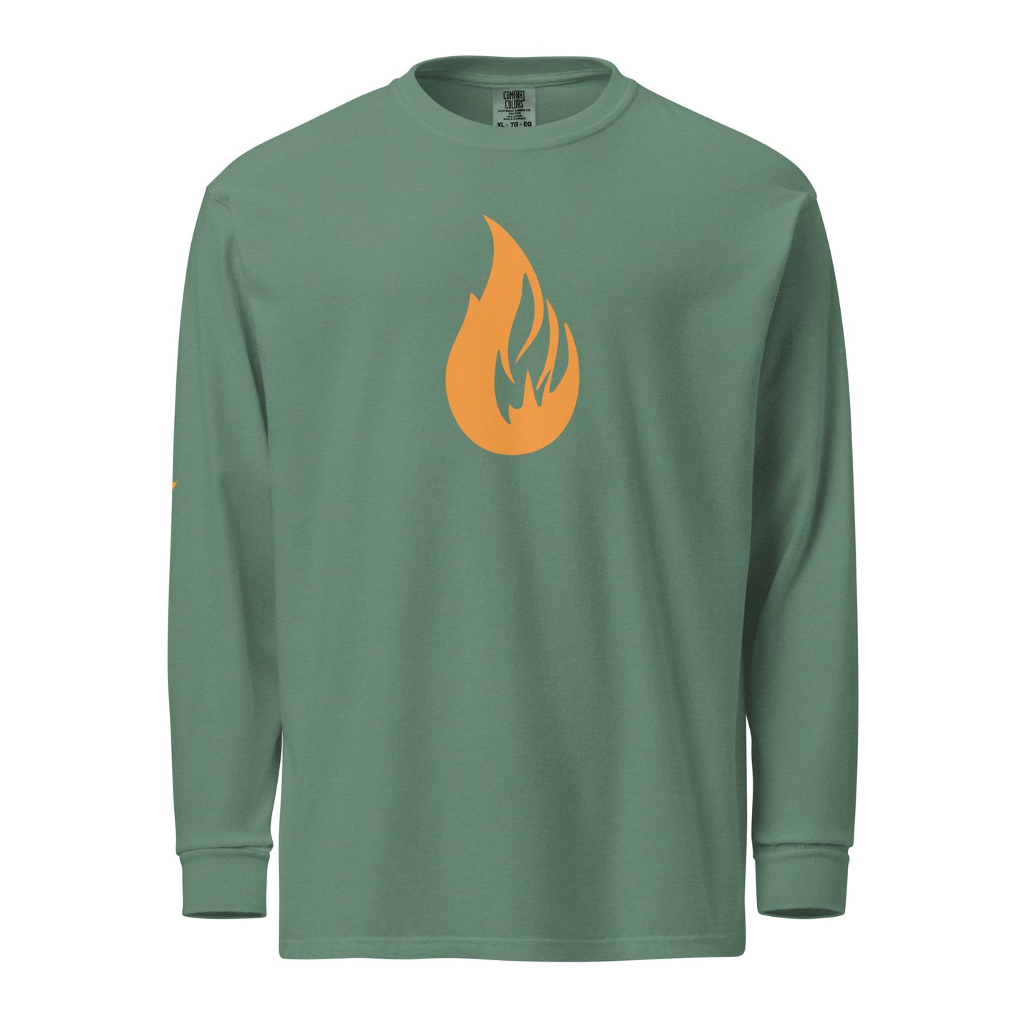 Heavyweight long-sleeve shirt - Bonfire Hustle