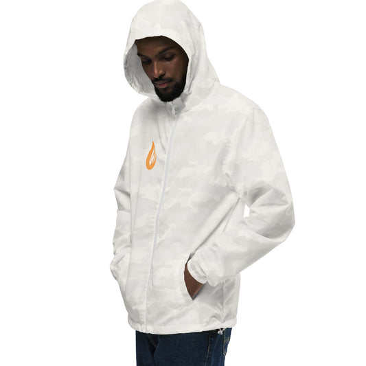 Unisex lightweight zip up windbreaker - Bonfire Hustle