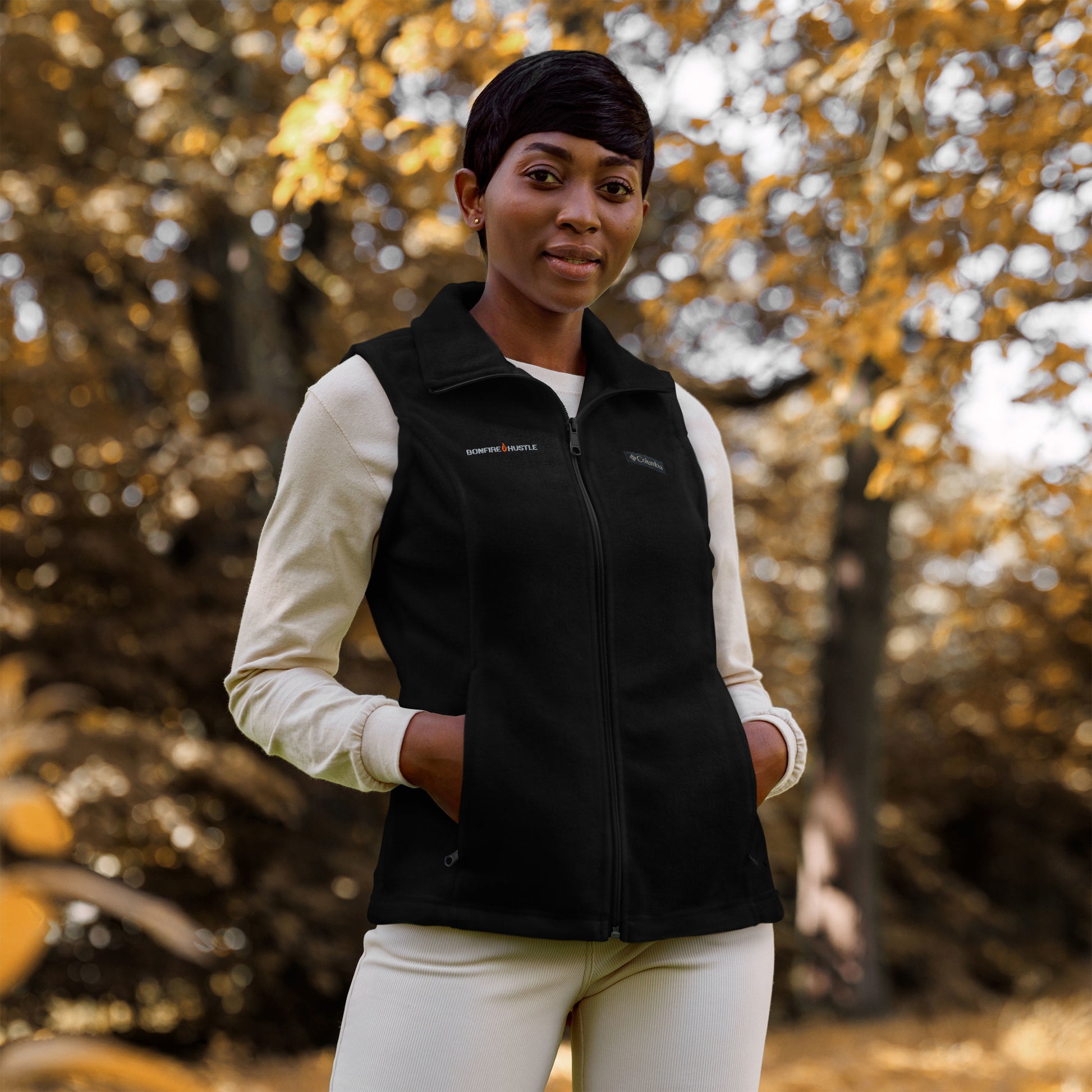 Women’s Columbia fleece vest - Bonfire Hustle