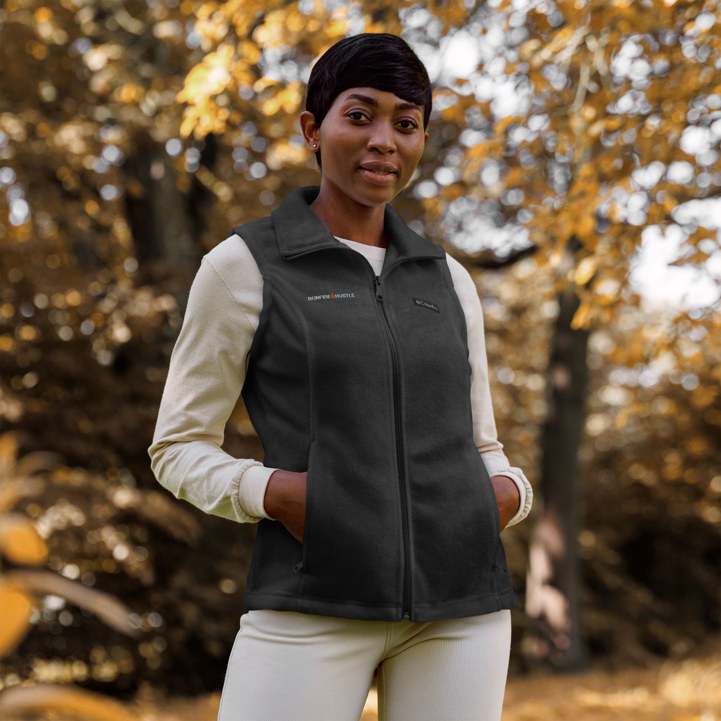Women’s Columbia fleece vest - Bonfire Hustle