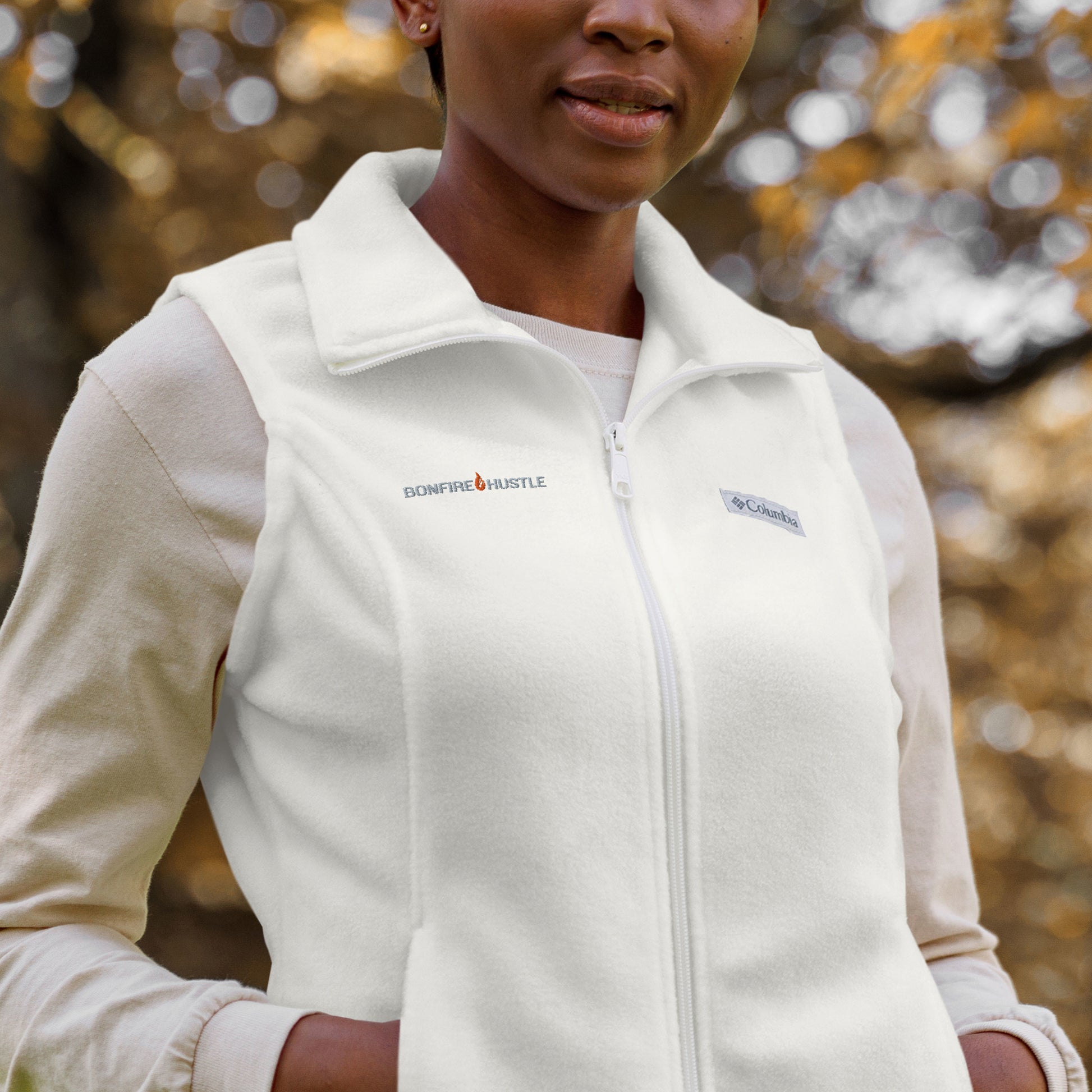 Women’s Columbia fleece vest - Bonfire Hustle