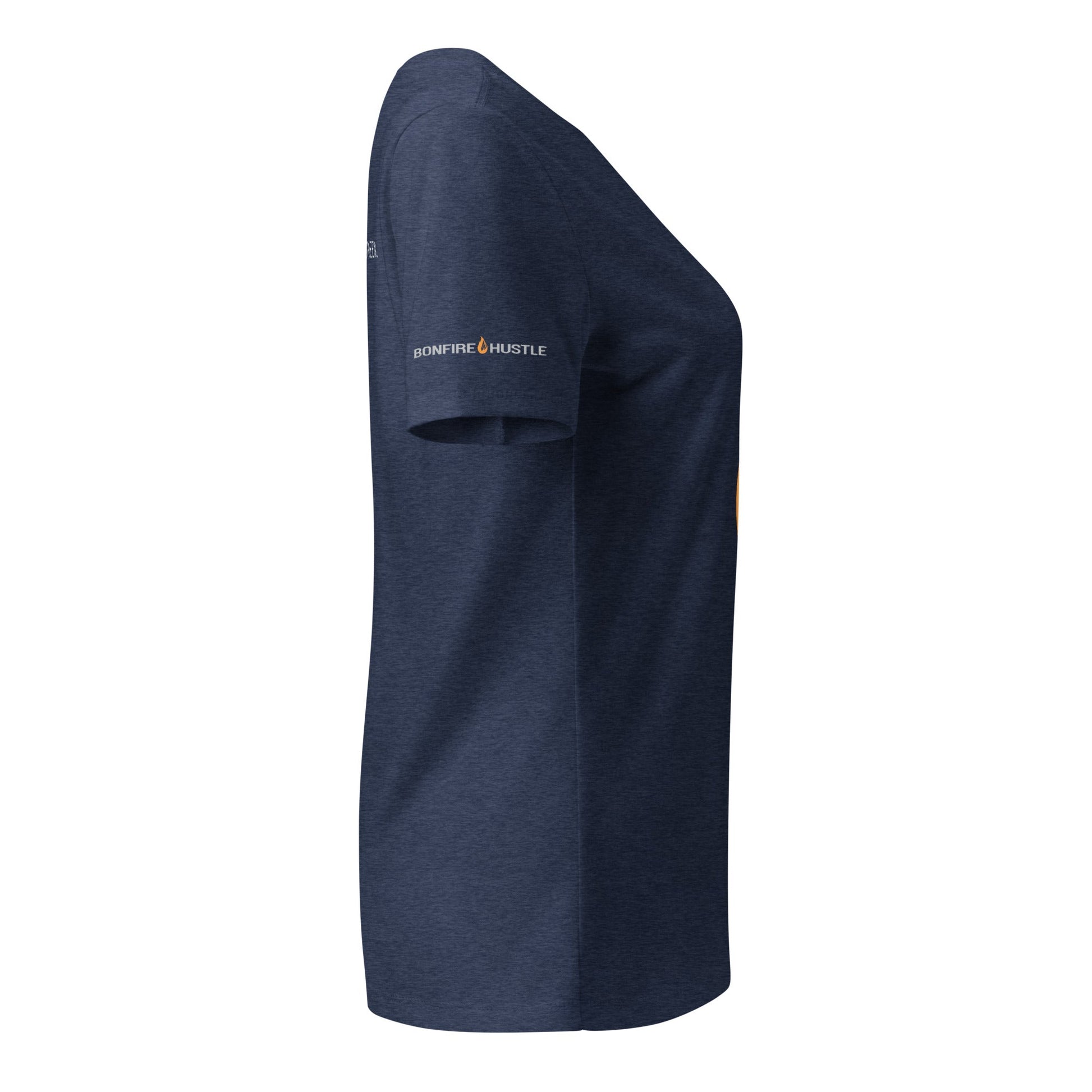 Women’s Bonfire v-neck t-shirt - Bonfire Hustle