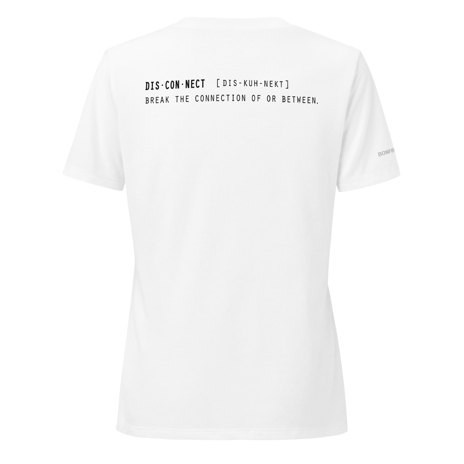 Women’s Bonfire v-neck t-shirt - Bonfire Hustle