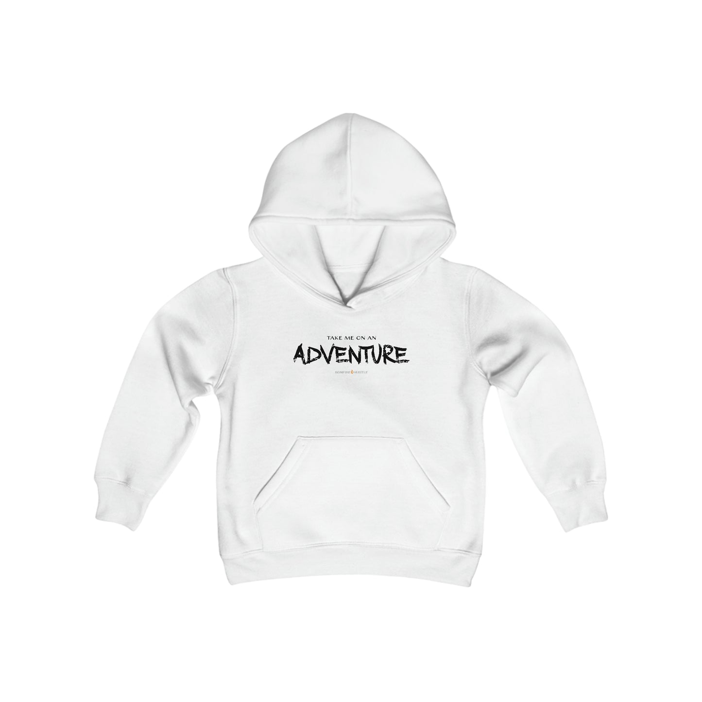 Youth Heavy Blend Hooded Sweatshirt - Bonfire Hustle