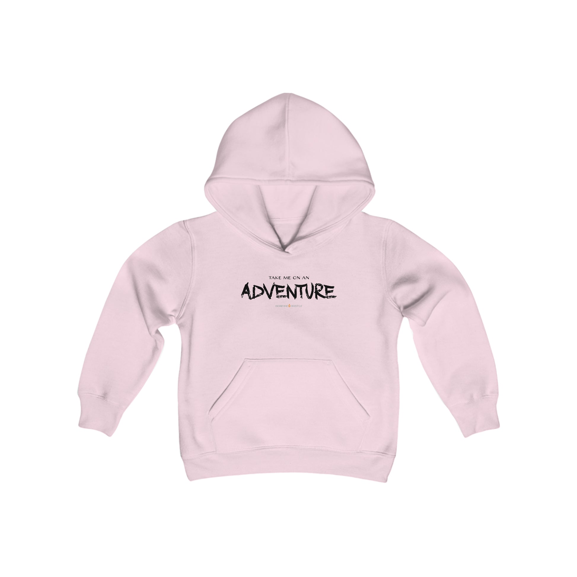 Youth Heavy Blend Hooded Sweatshirt - Bonfire Hustle