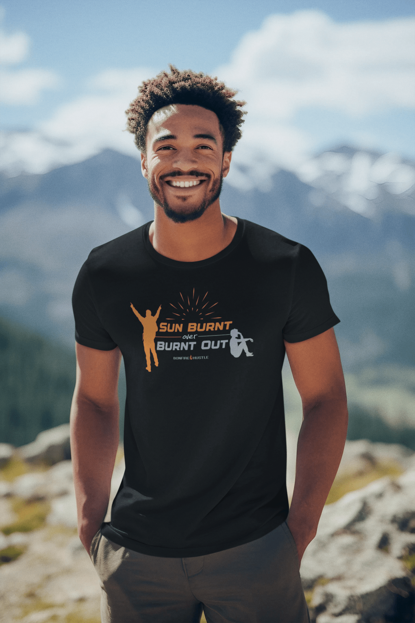 Short sleeve t-shirt - Bonfire Hustle