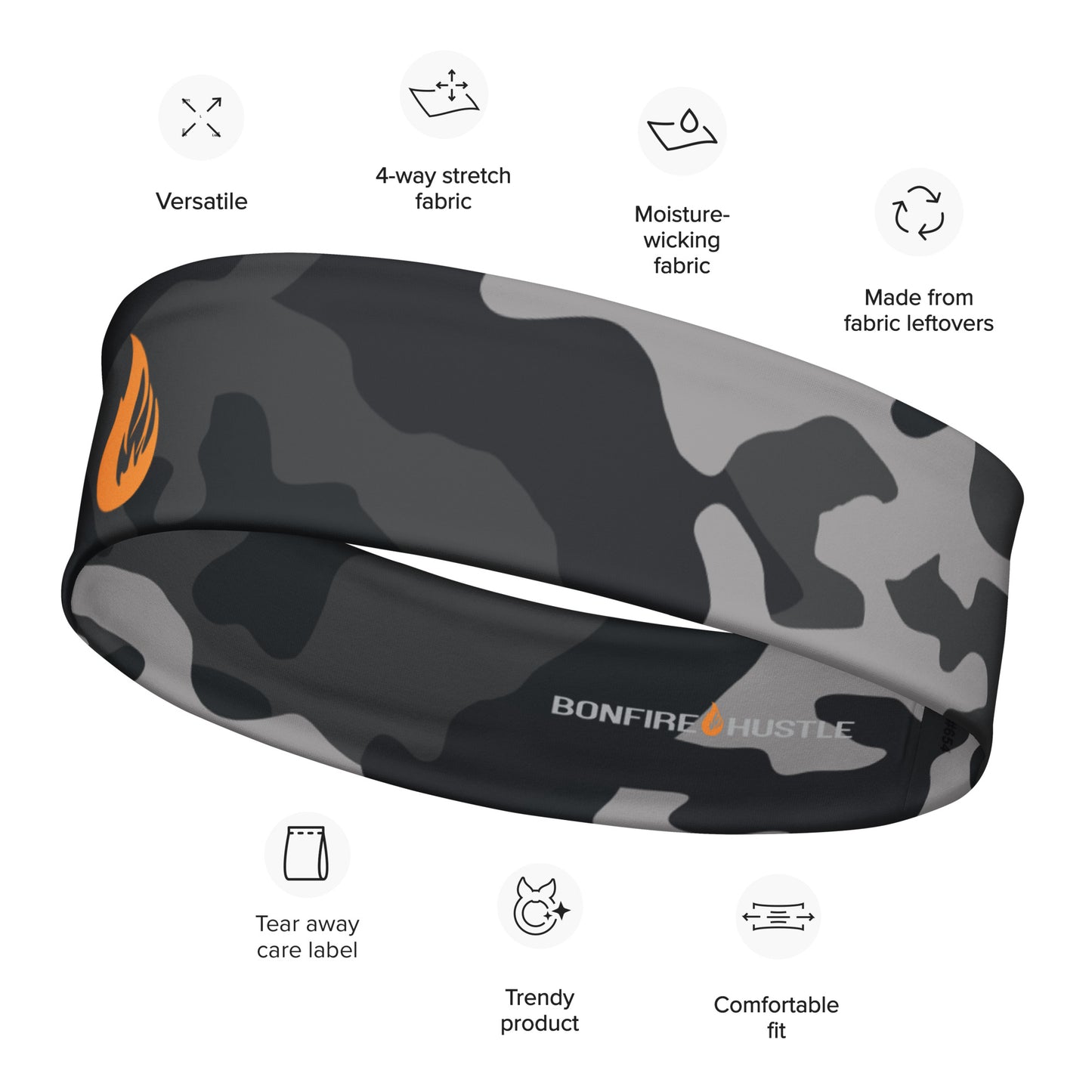 Hustle Headband - Bonfire Hustle