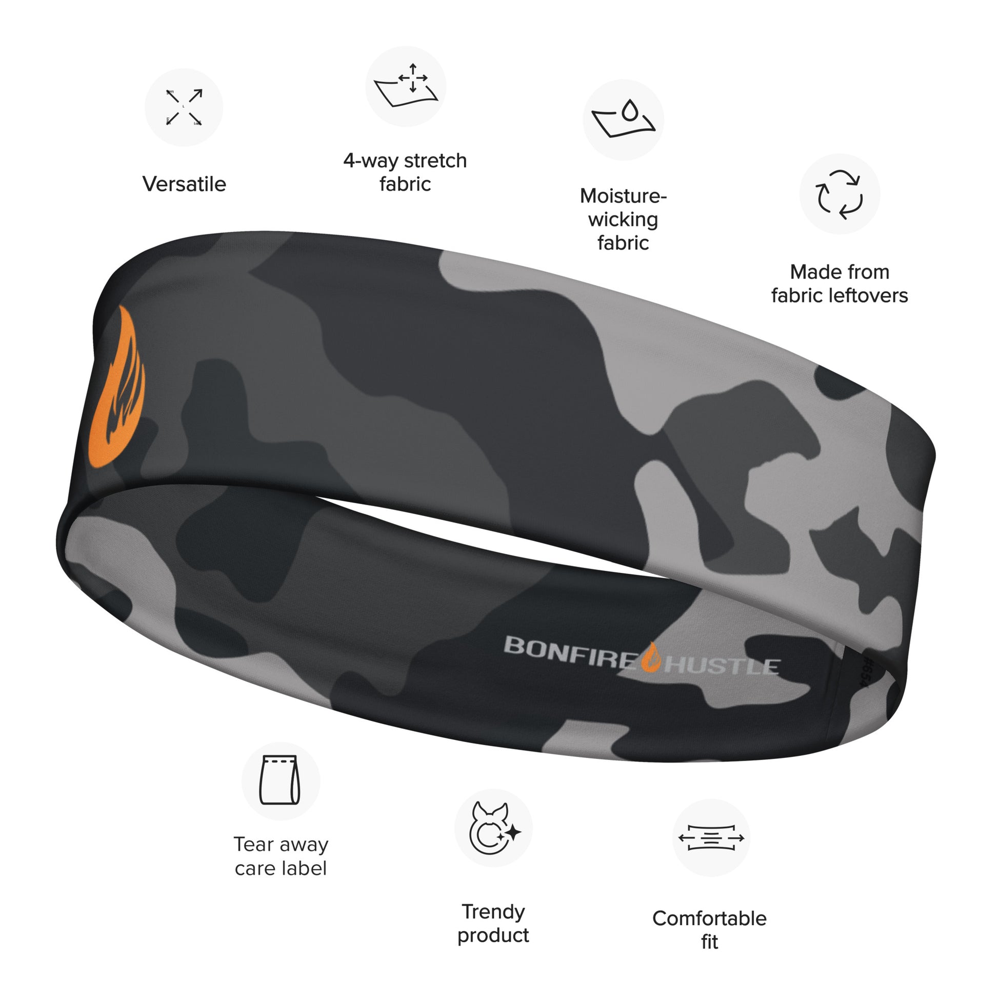 Hustle Headband - Bonfire Hustle
