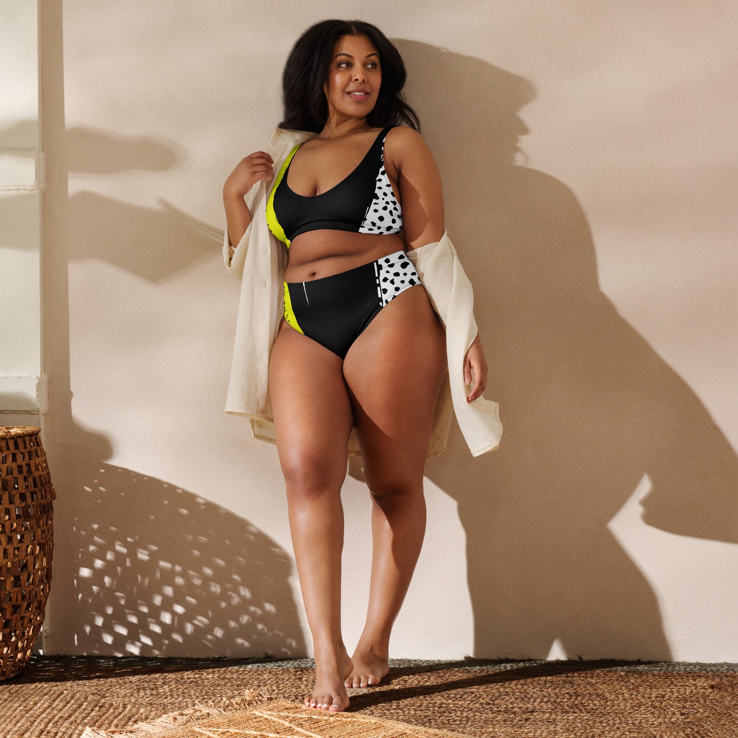 Recycled high-waisted bikini - Bonfire Hustle