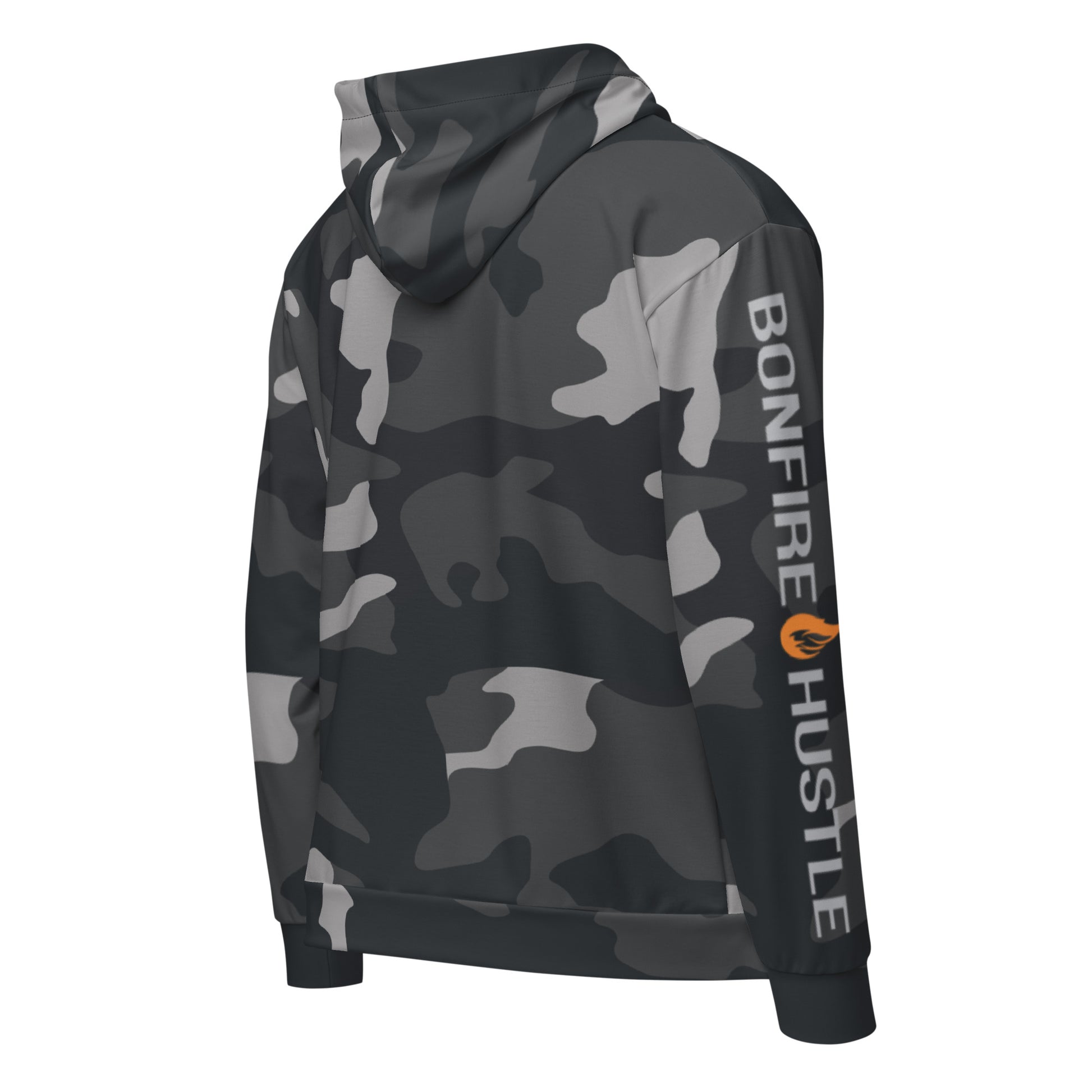 Unisex zip hoodie - Bonfire Hustle