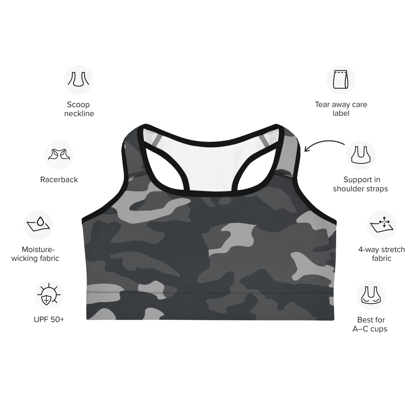 Sports bra - Bonfire Hustle