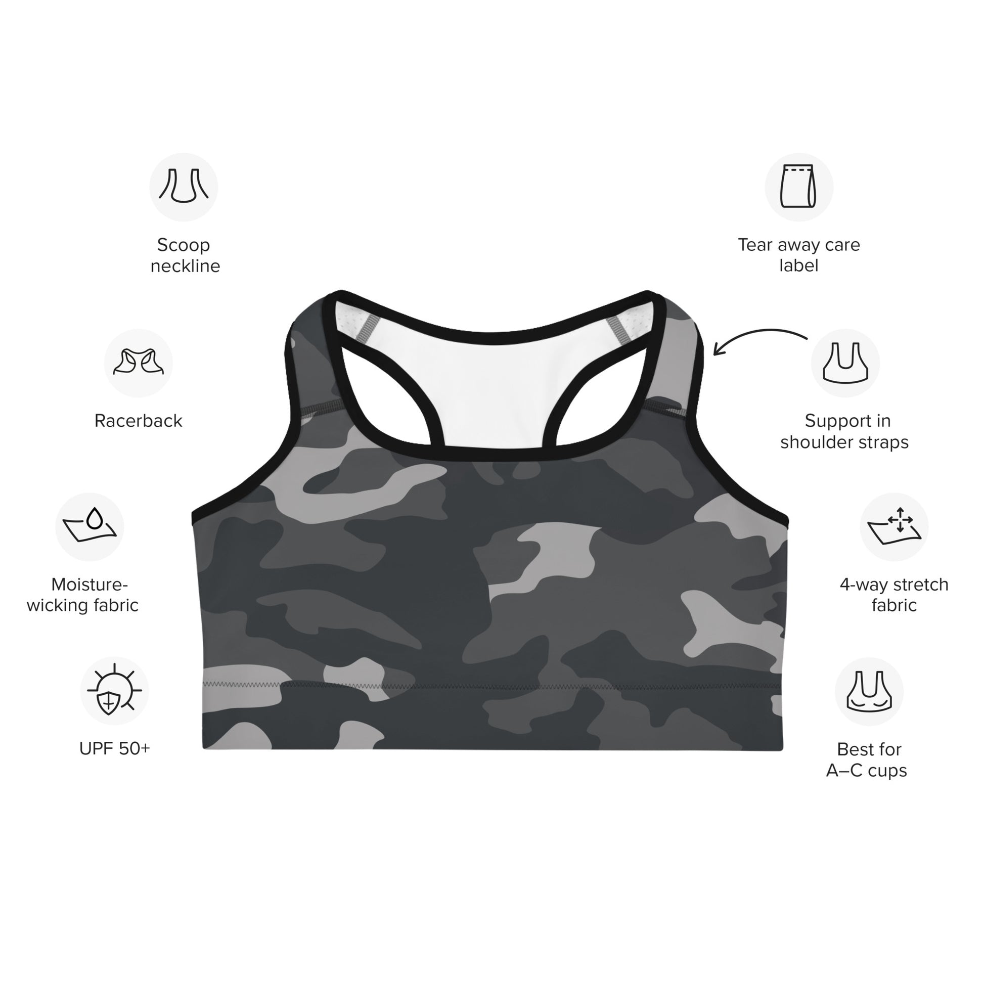 Sports bra - Bonfire Hustle