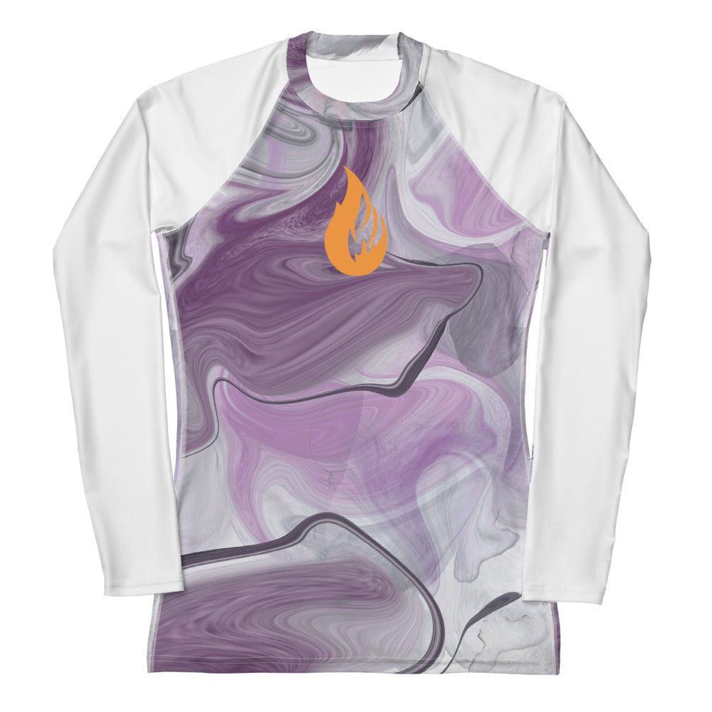 Women's Rash Guard - Bonfire Hustle