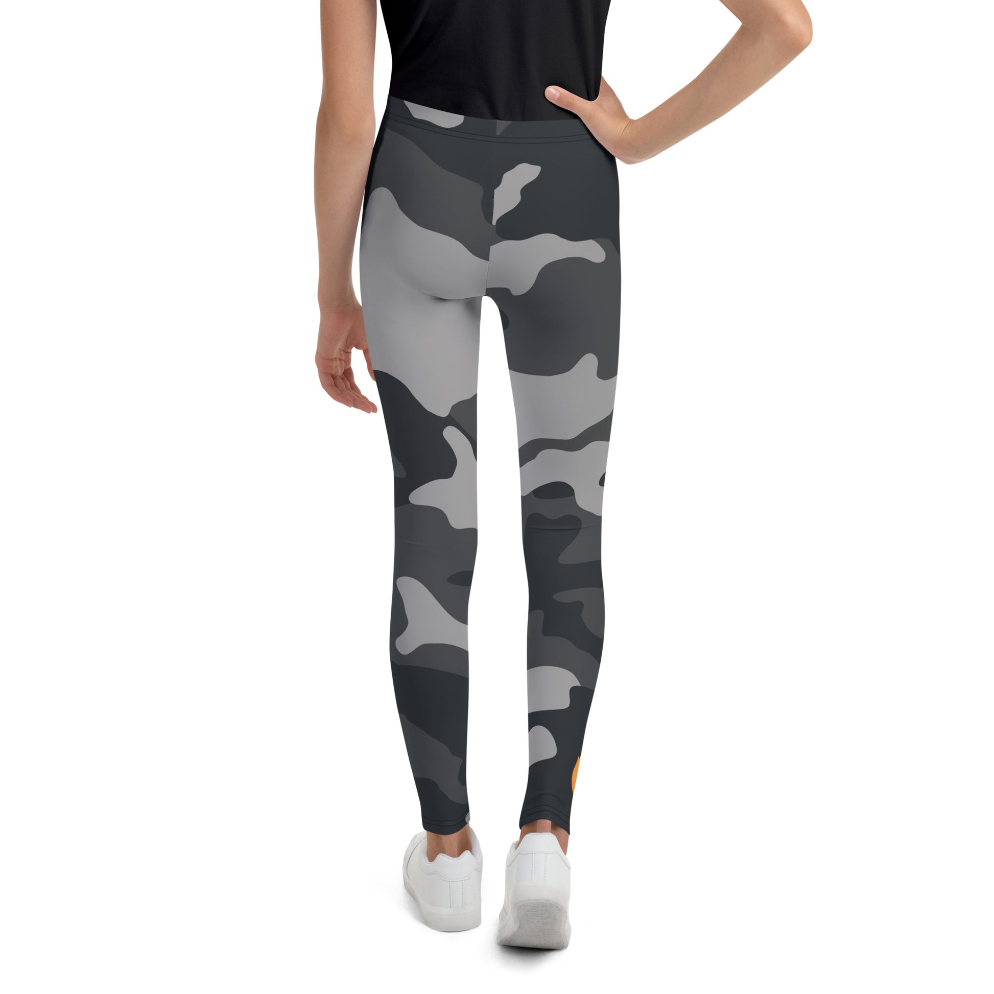 Youth Leggings - Bonfire Hustle