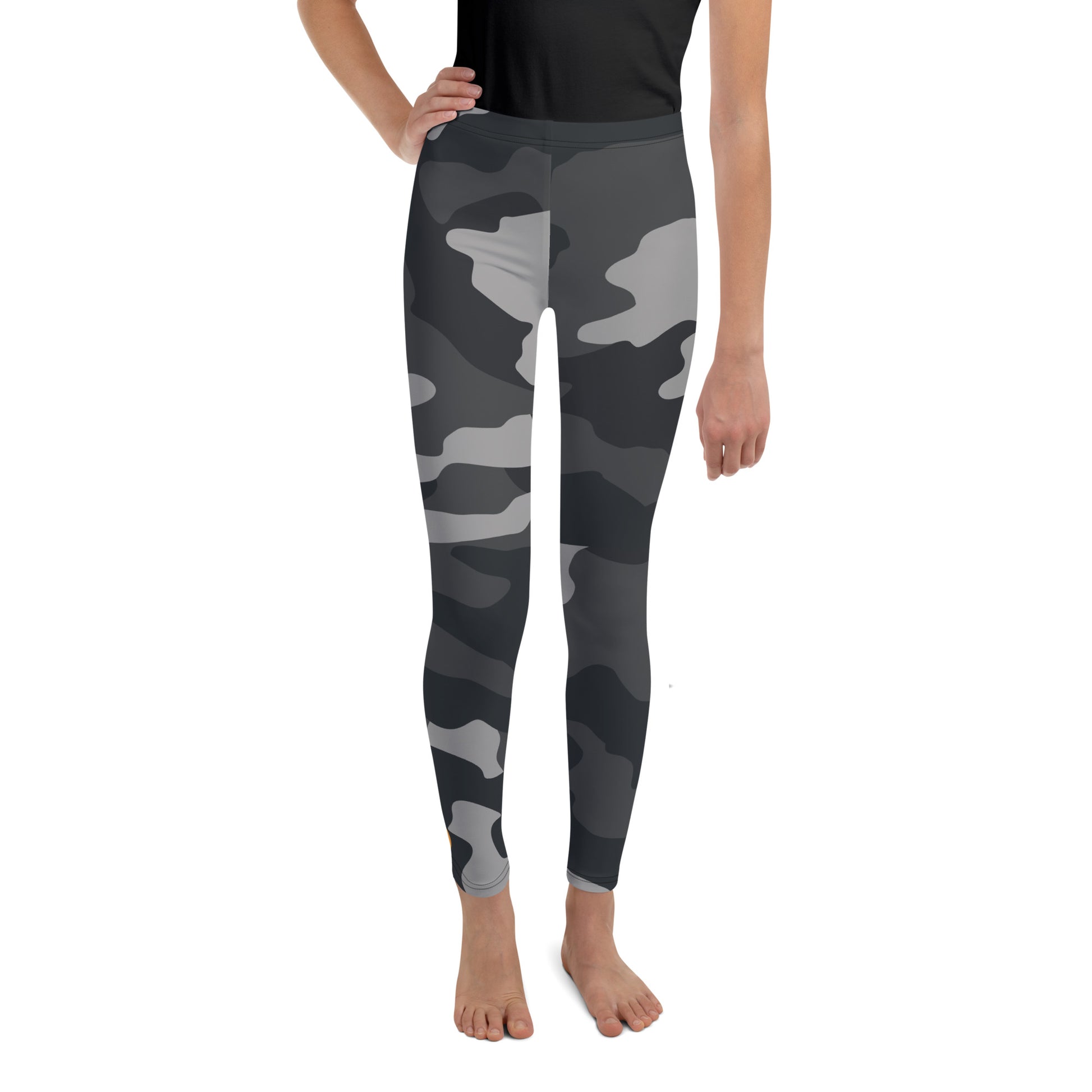 Youth Leggings - Bonfire Hustle