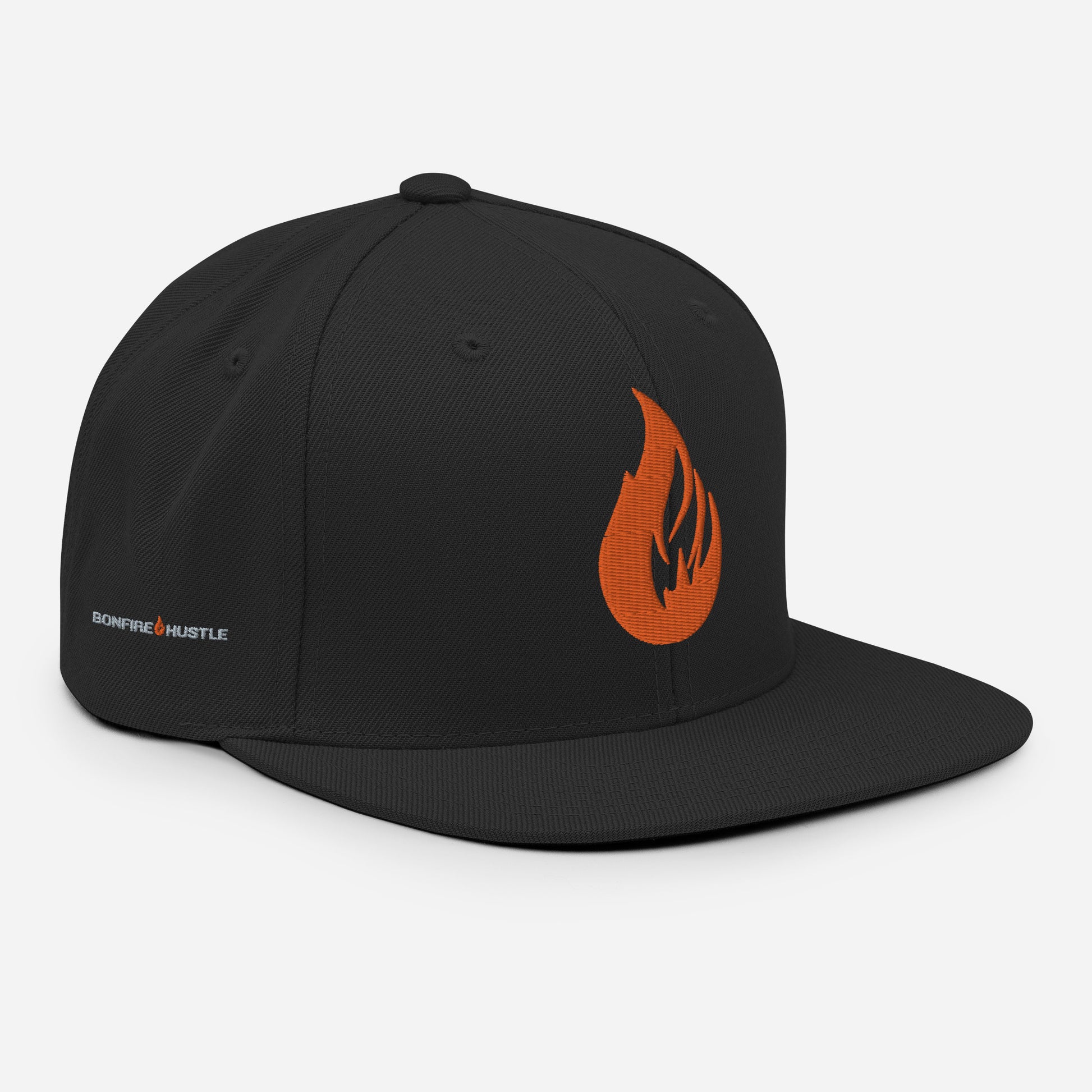 Bonfire Snapback Hat - Bonfire Hustle