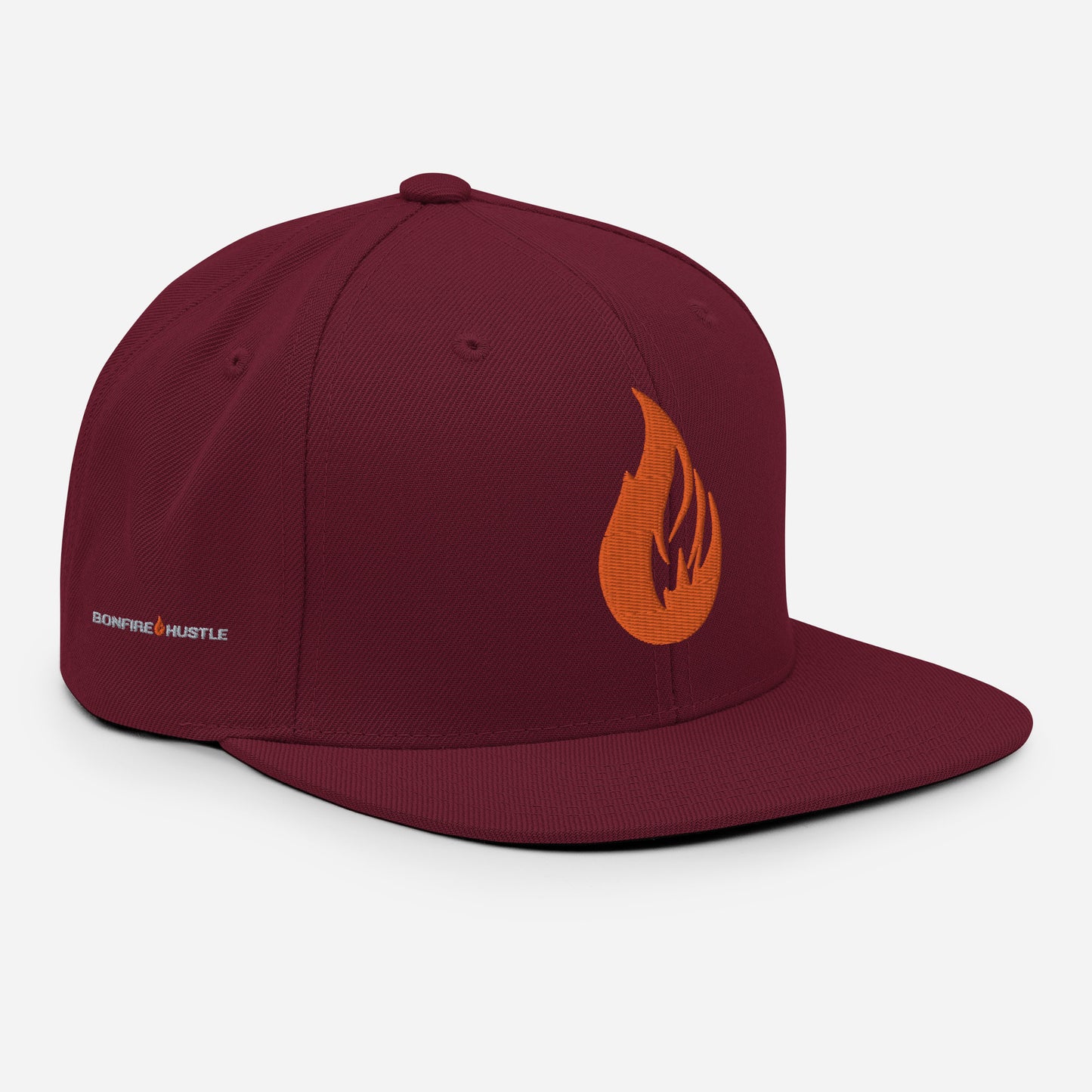 Bonfire Snapback Hat - Bonfire Hustle