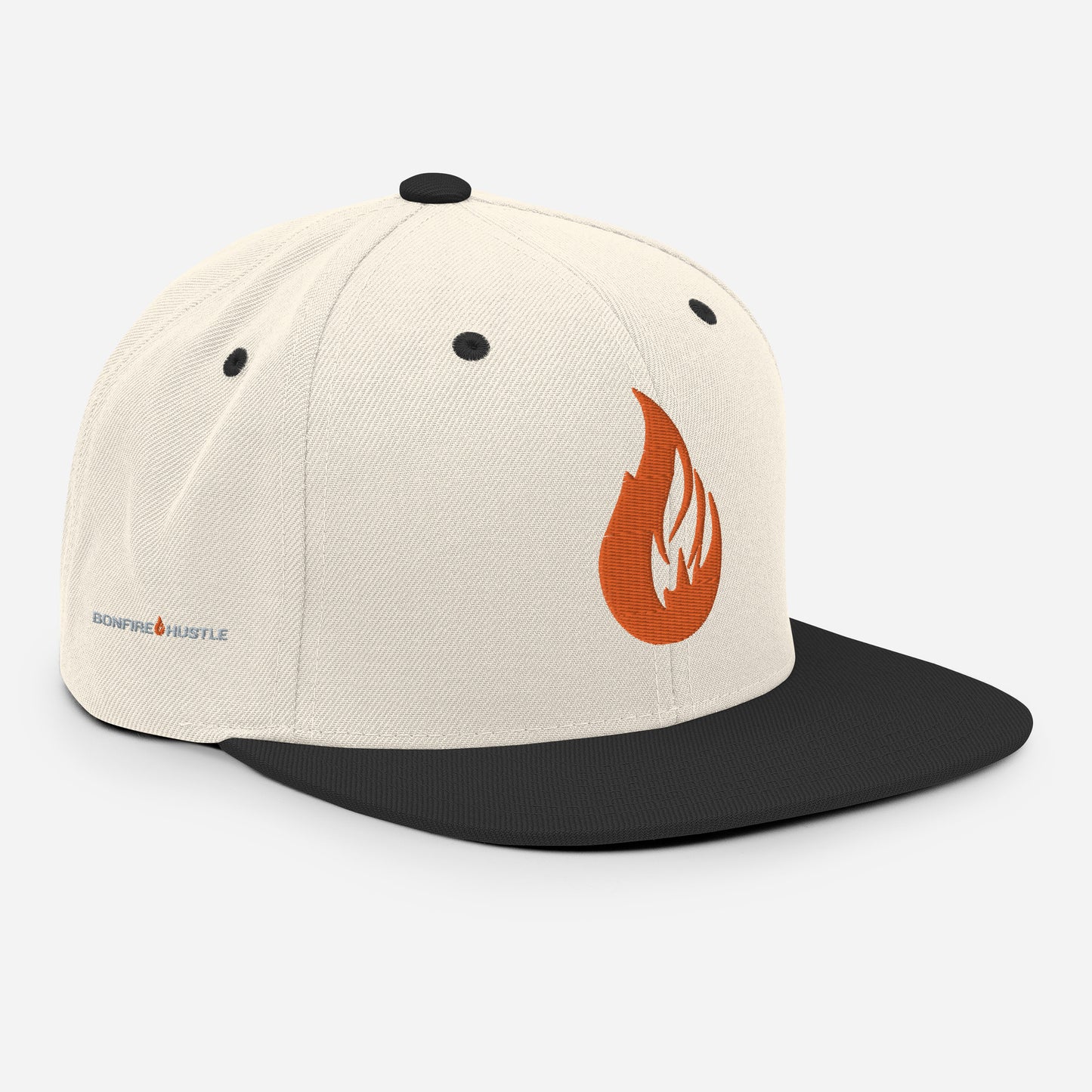 Bonfire Snapback Hat - Bonfire Hustle