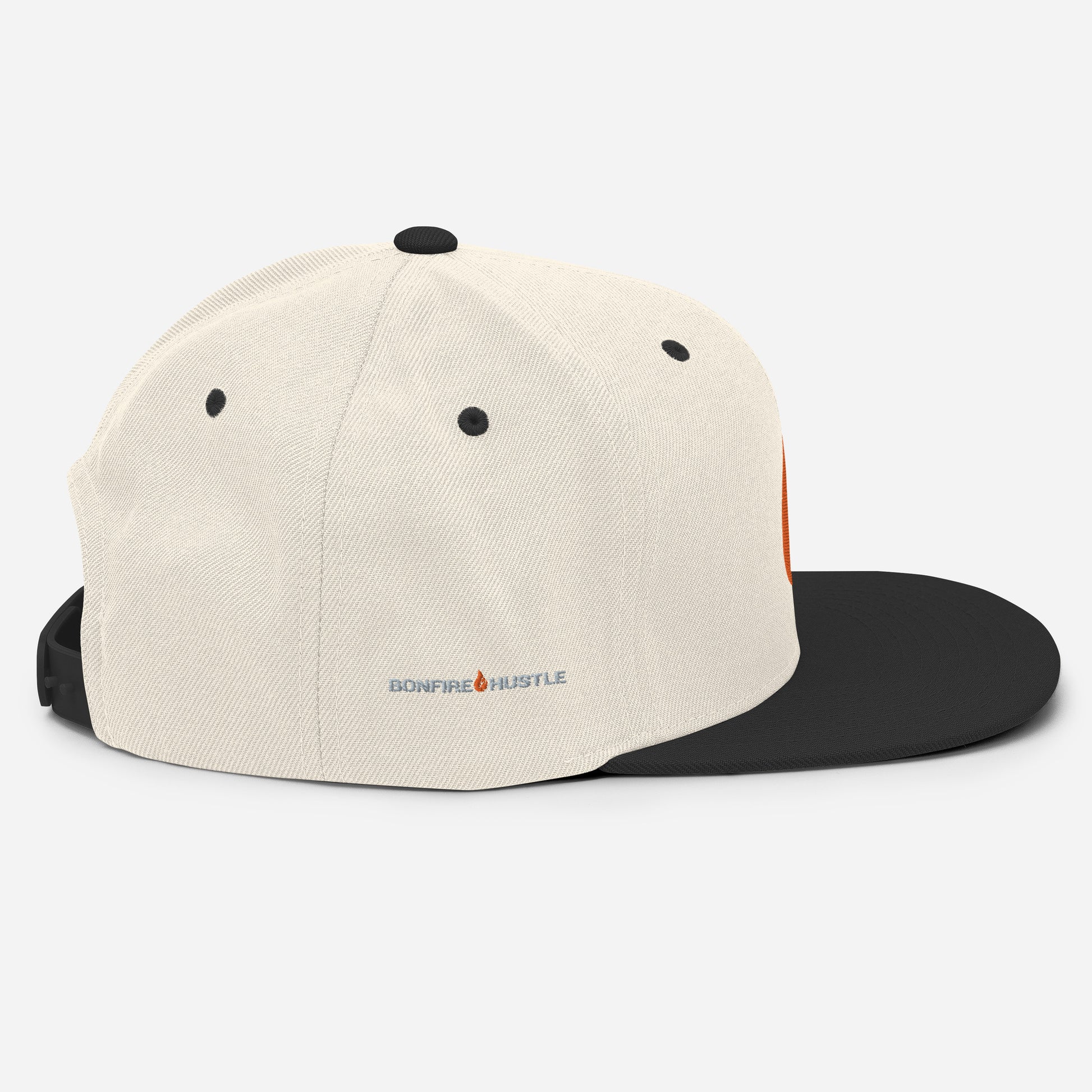 Bonfire Snapback Hat - Bonfire Hustle