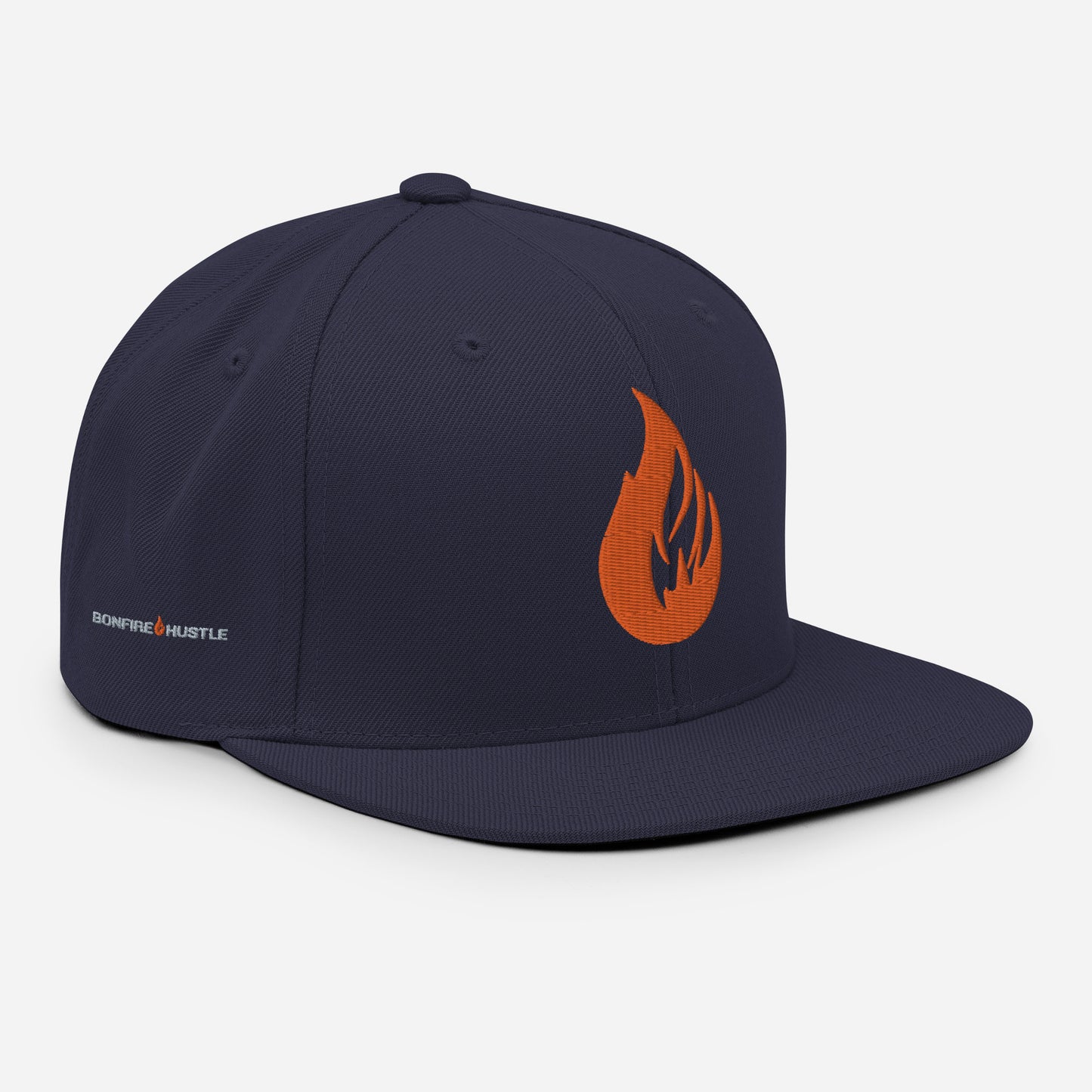 Bonfire Snapback Hat - Bonfire Hustle