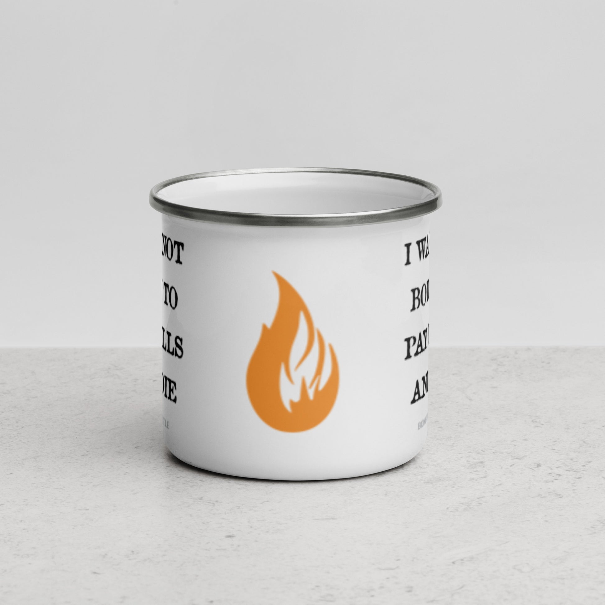 Enamel Camp Mug - Bonfire Hustle