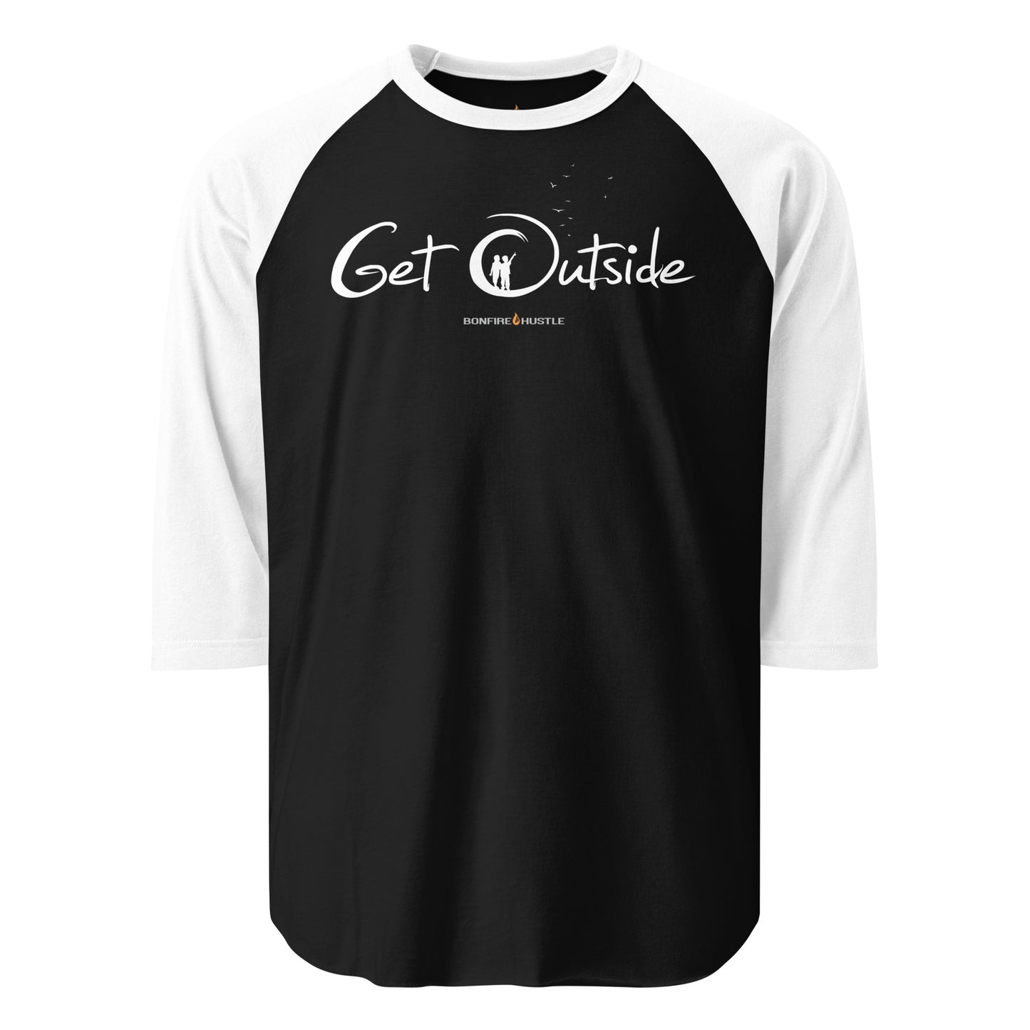 Bonfire 3/4 sleeve - Bonfire Hustle