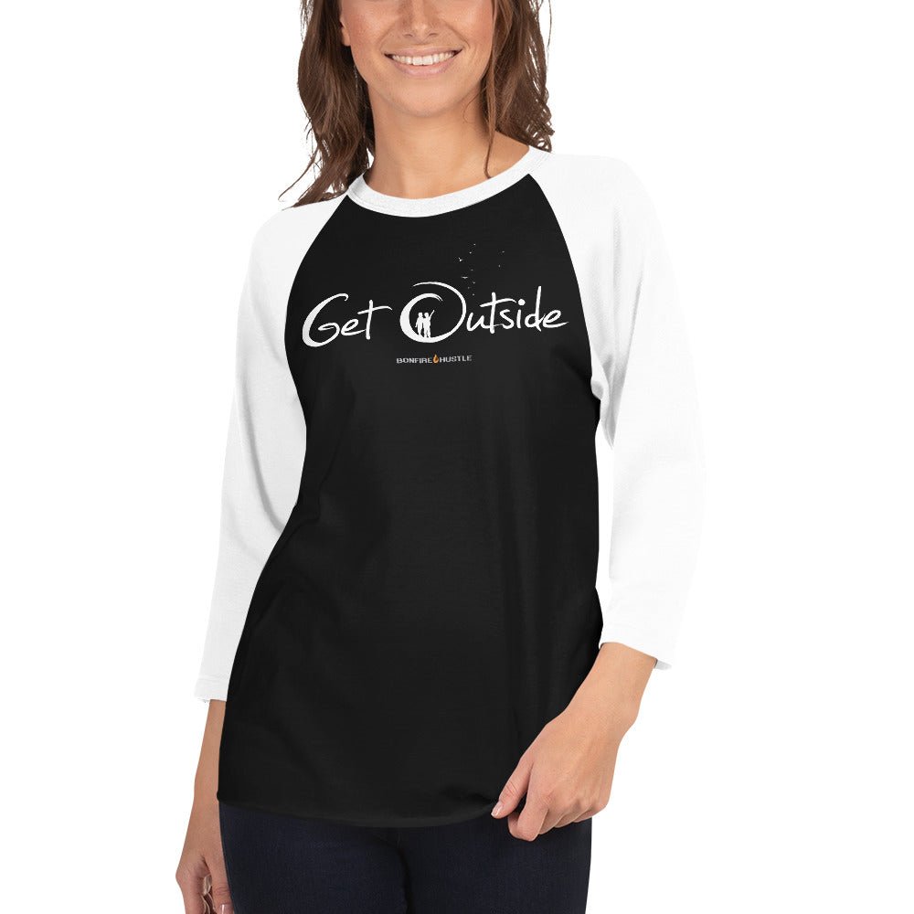 Bonfire 3/4 sleeve - Bonfire Hustle