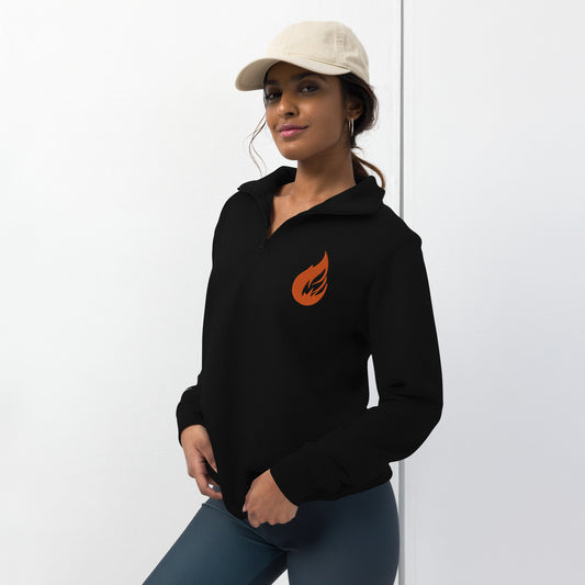 Unisex fleece pullover - Bonfire Hustle