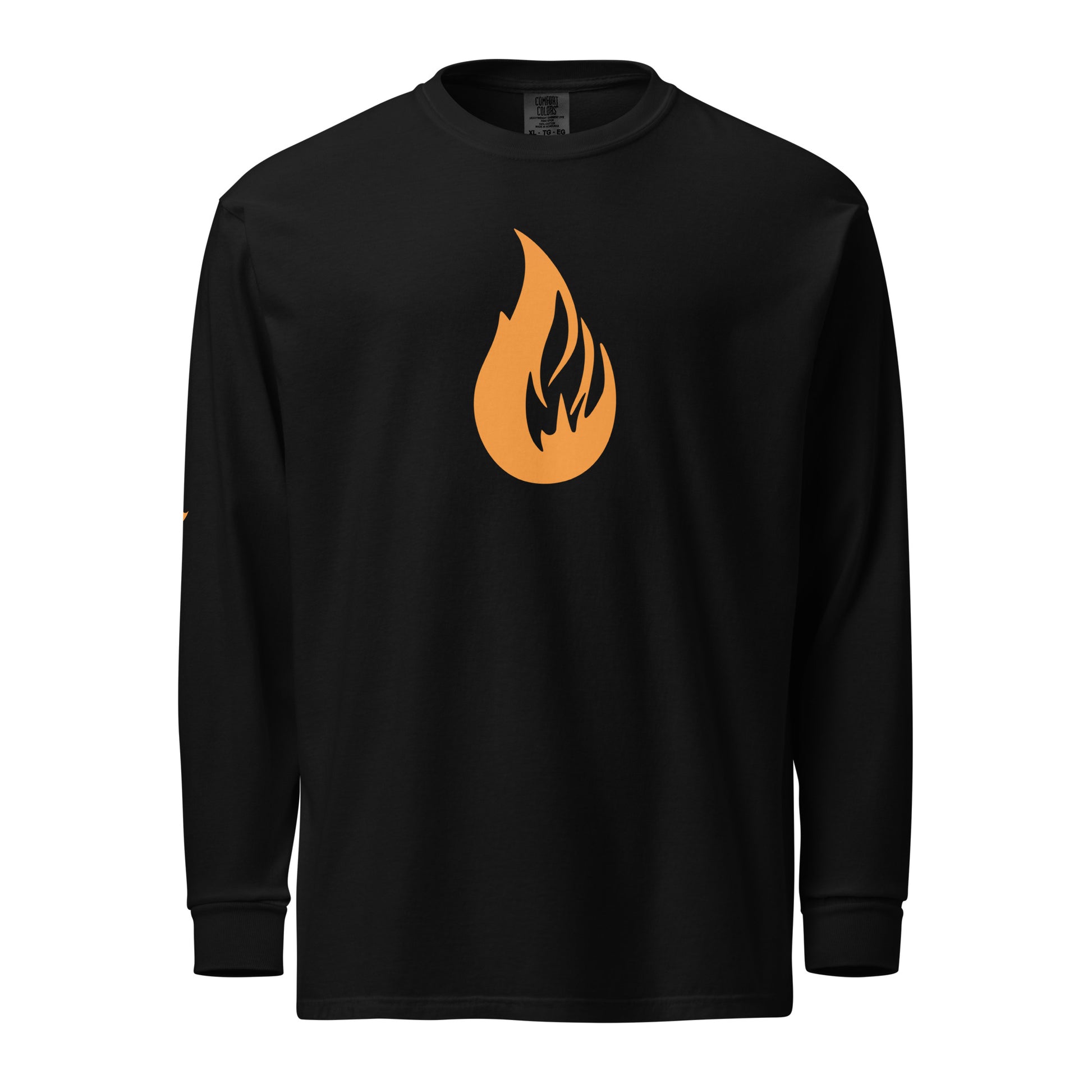 Heavyweight long-sleeve shirt - Bonfire Hustle