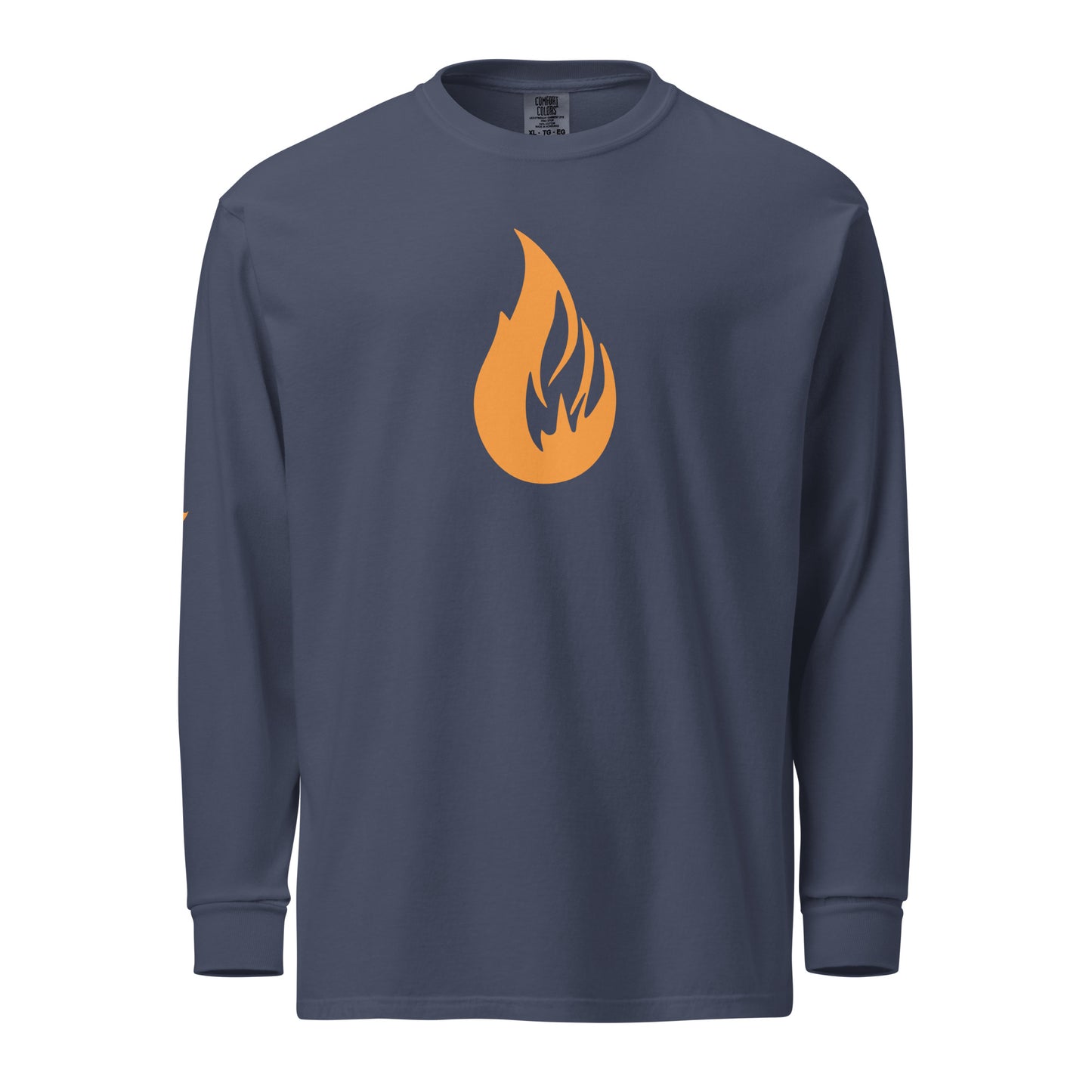Heavyweight long-sleeve shirt - Bonfire Hustle