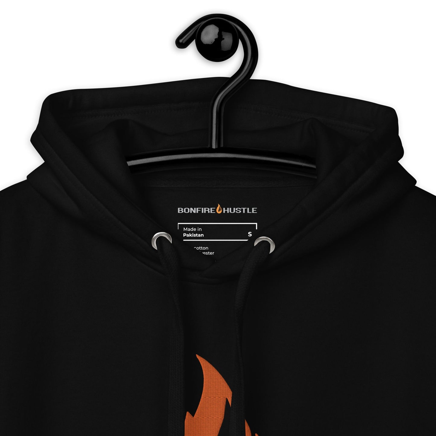 Unisex Embroidered Hoodie - Bonfire Hustle