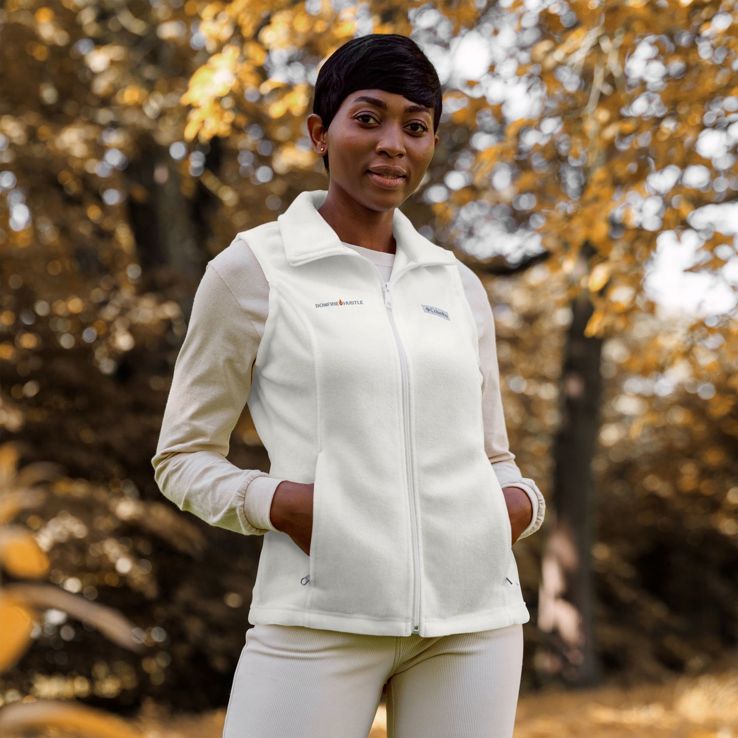 Women’s Columbia fleece vest - Bonfire Hustle
