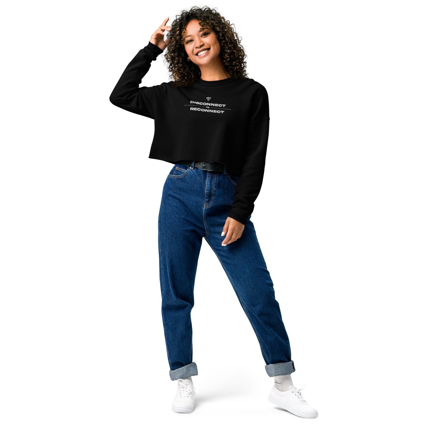Bonfire Crop Sweatshirt - Bonfire Hustle