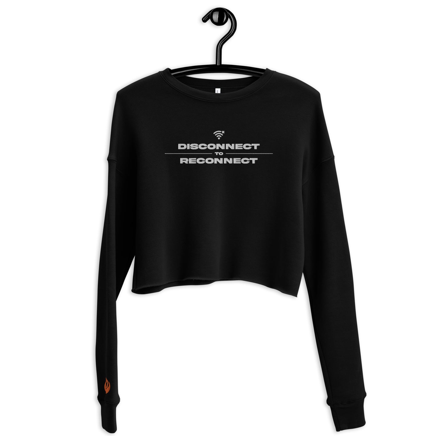 Bonfire Crop Sweatshirt - Bonfire Hustle