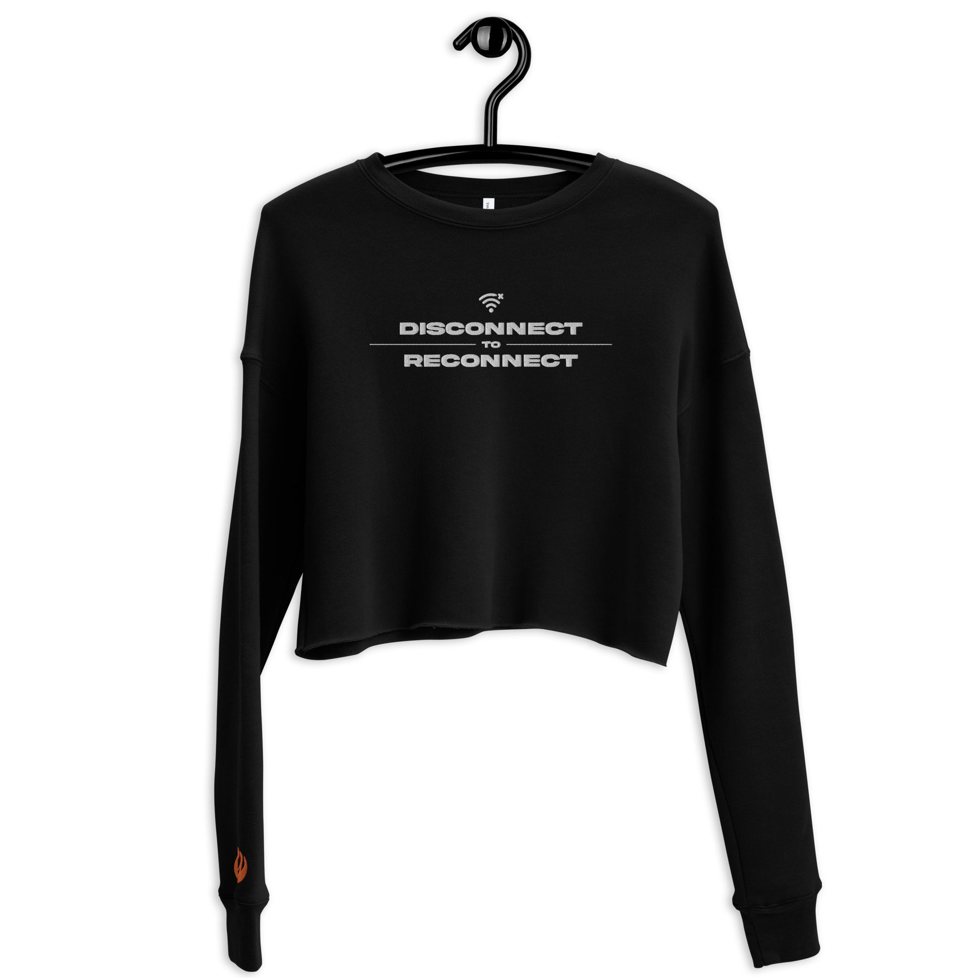 Bonfire Crop Sweatshirt - Bonfire Hustle