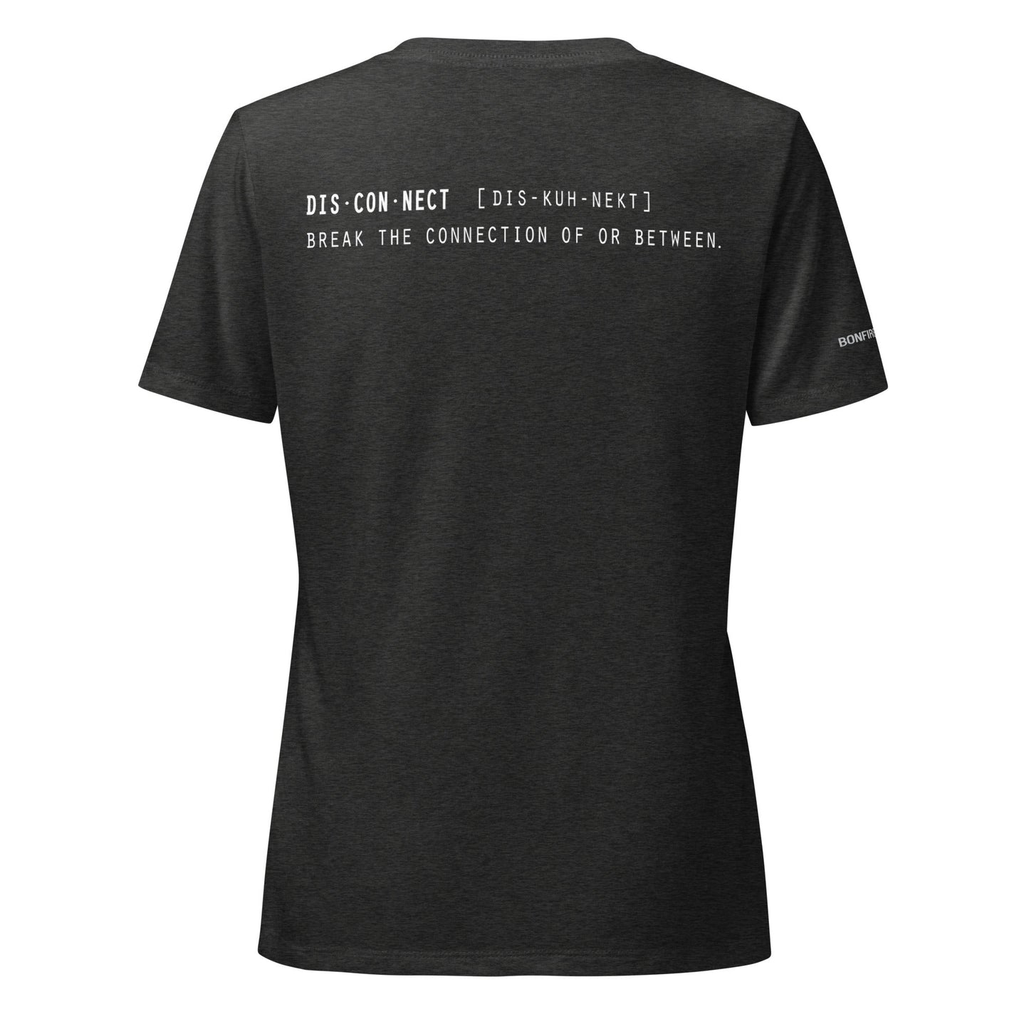 Women’s Bonfire v-neck t-shirt - Bonfire Hustle