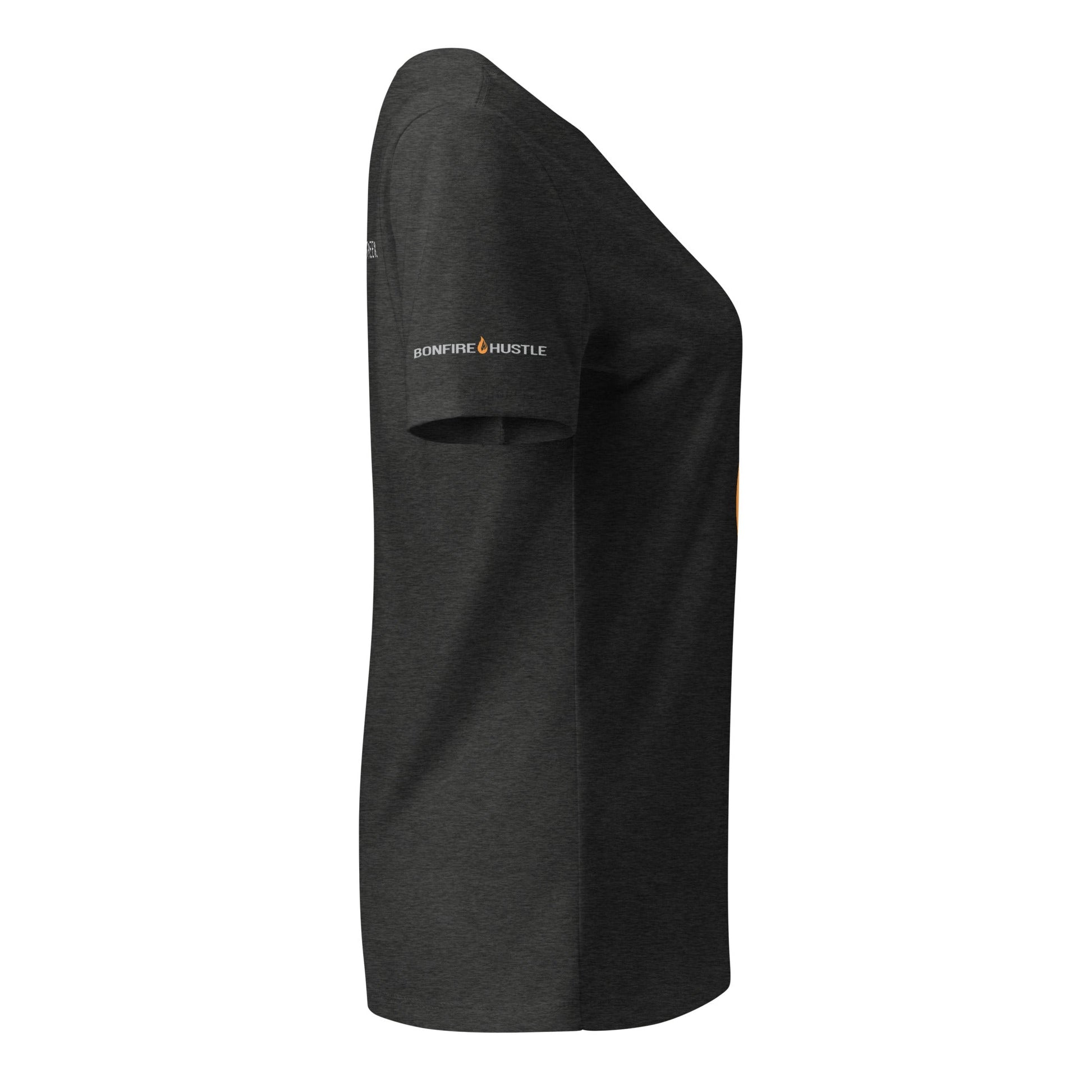 Women’s Bonfire v-neck t-shirt - Bonfire Hustle